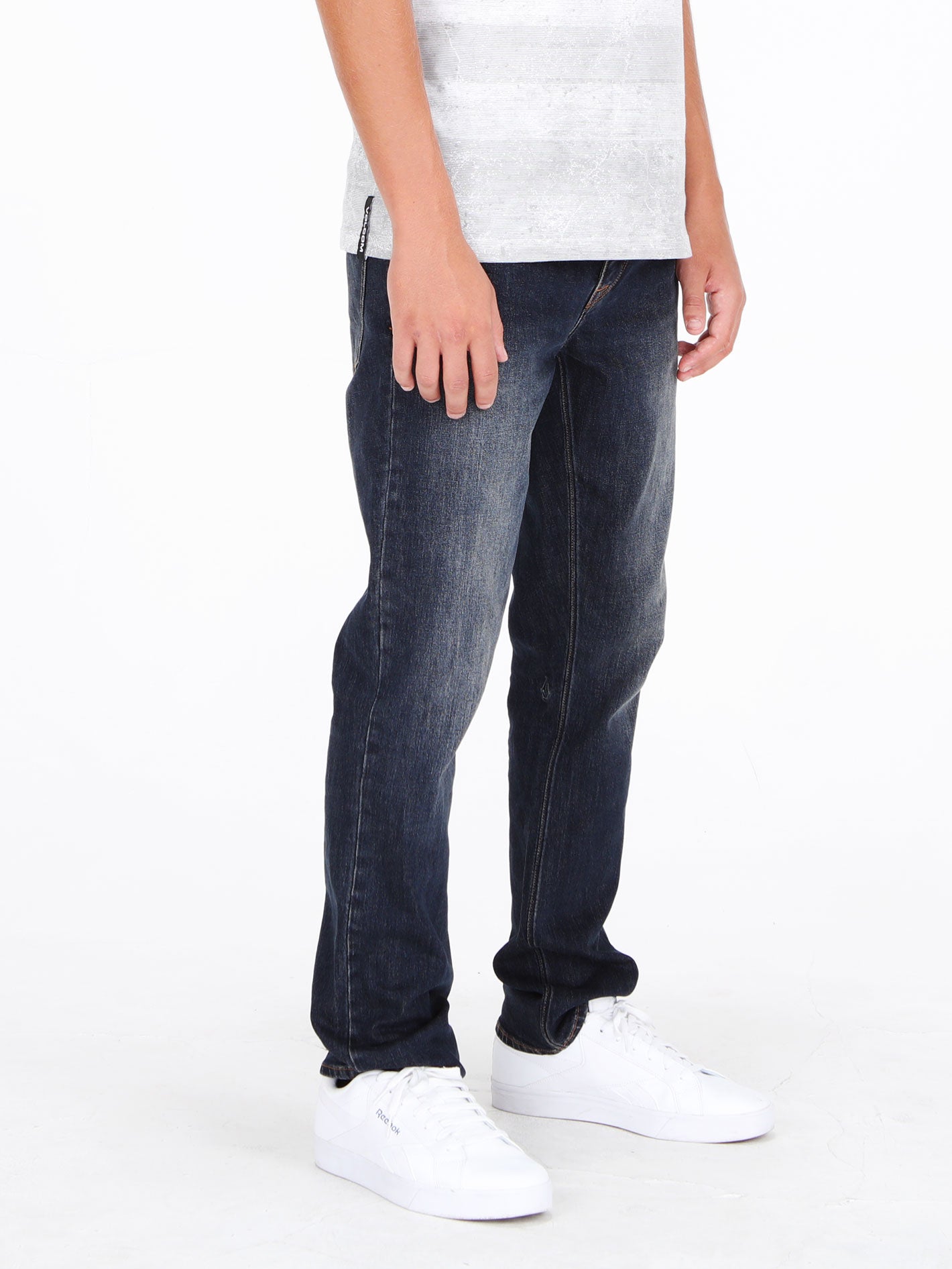 Volcom Vorta Slim Fit  Jeans - New Vintage Blue