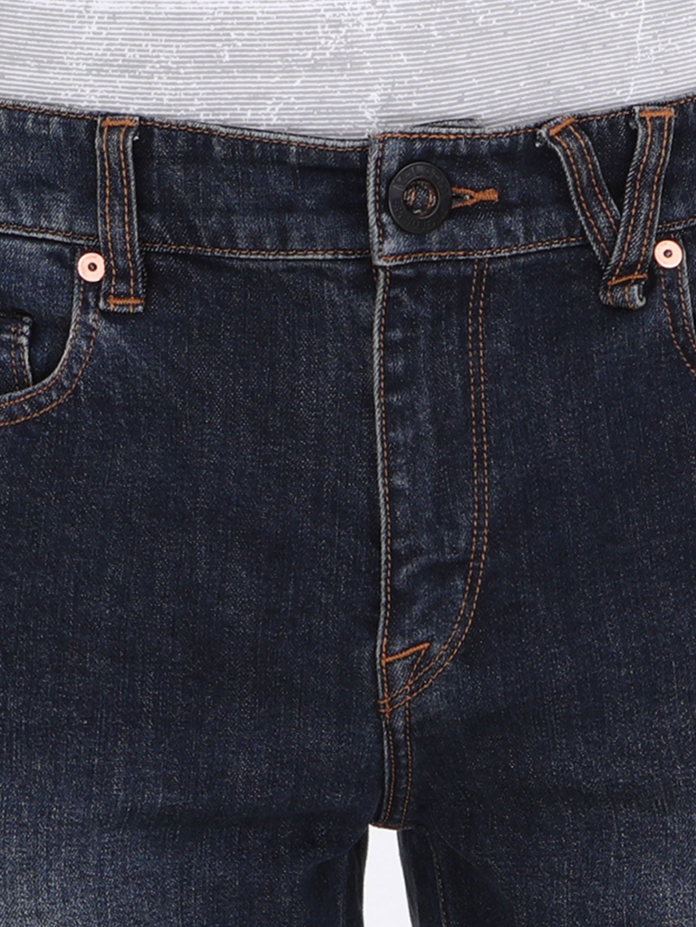 Volcom Vorta Slim Fit  Jeans - New Vintage Blue