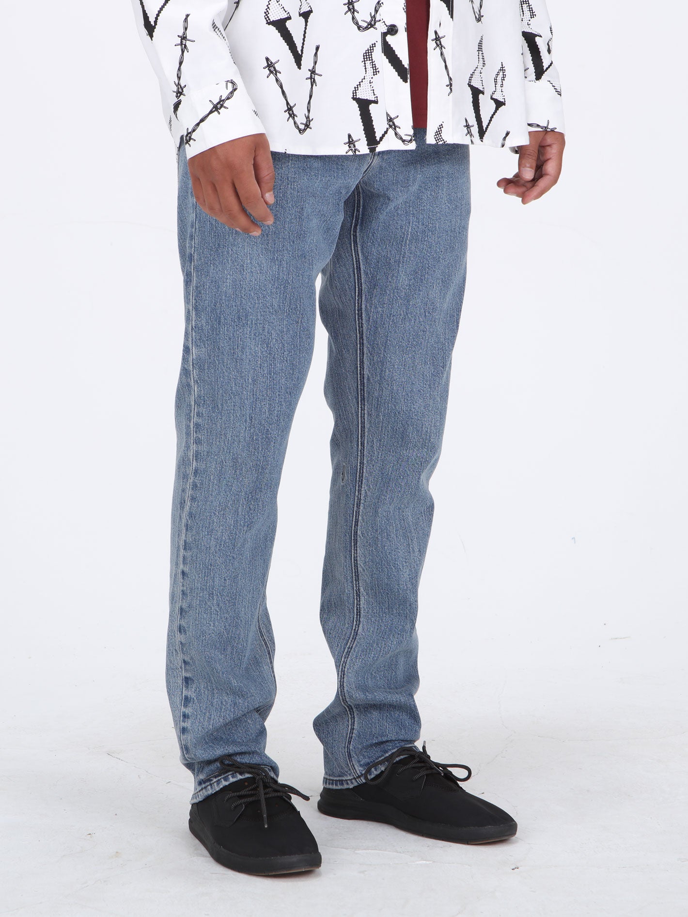 Volcom Vorta Slim Fit Jeans - Cali Blue