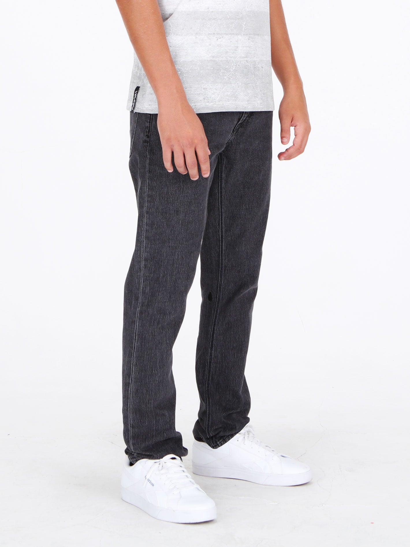 Volcom Vorta Slim Fit Jeans - Stoney Black