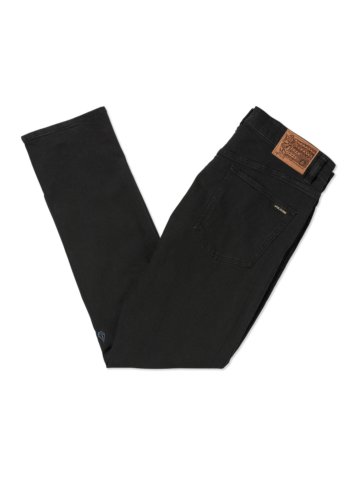 Volcom Solver Modern Tapered Fit Jeans - Blackout