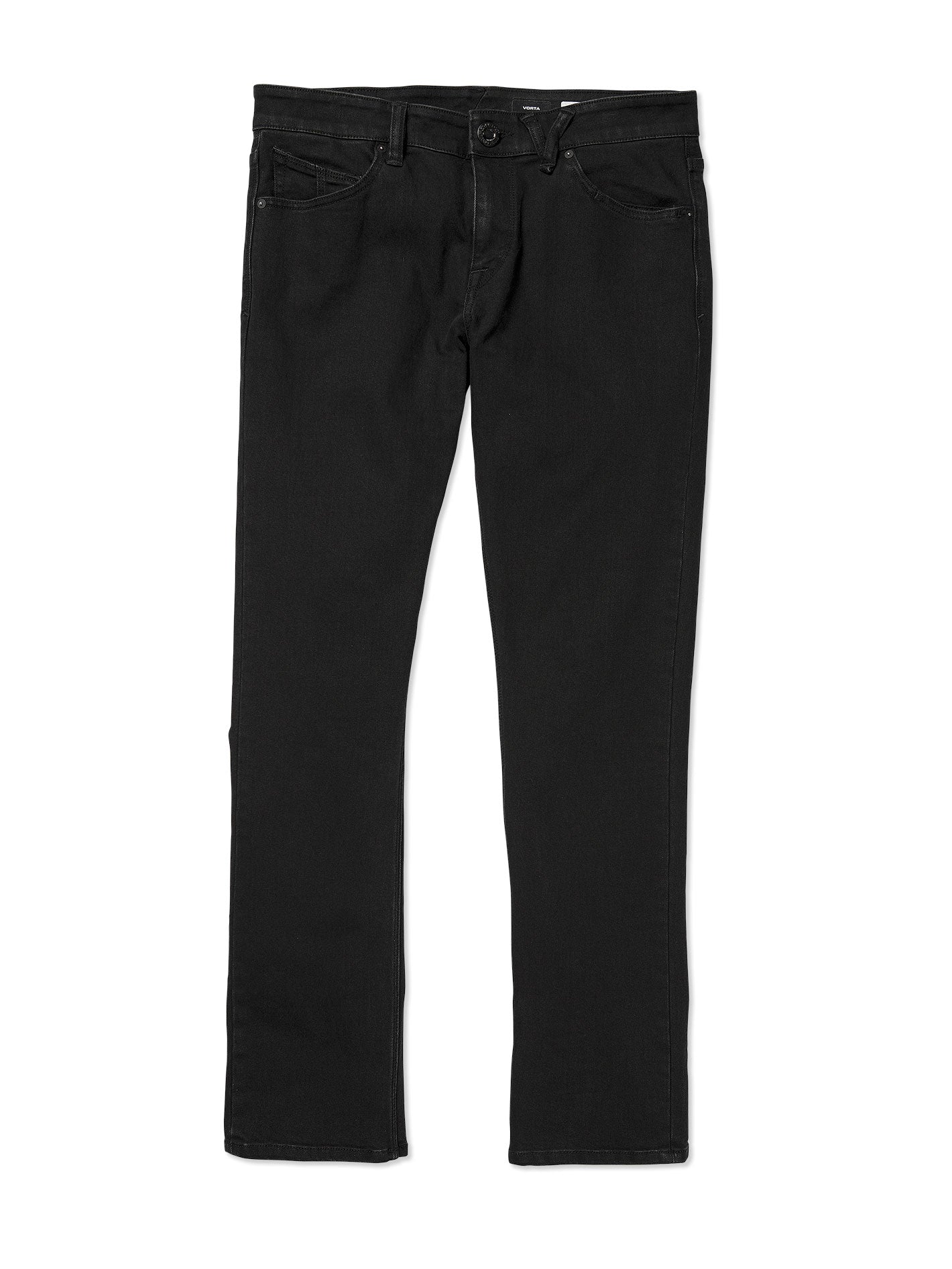 Volcom Solver Modern Tapered Fit Jeans - Blackout