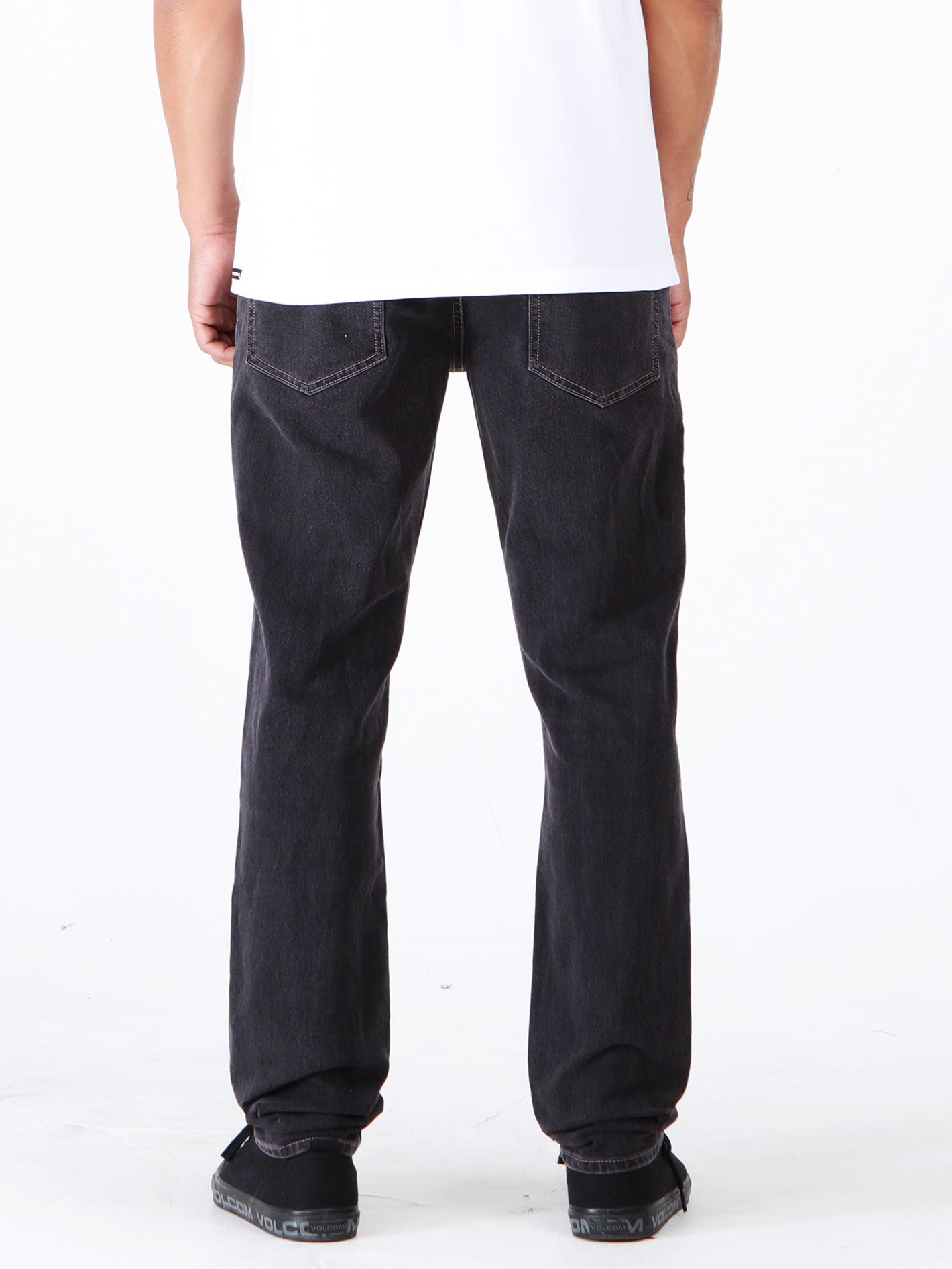 Volcom Solver Modern Tapered Fit Jeans - Carbon