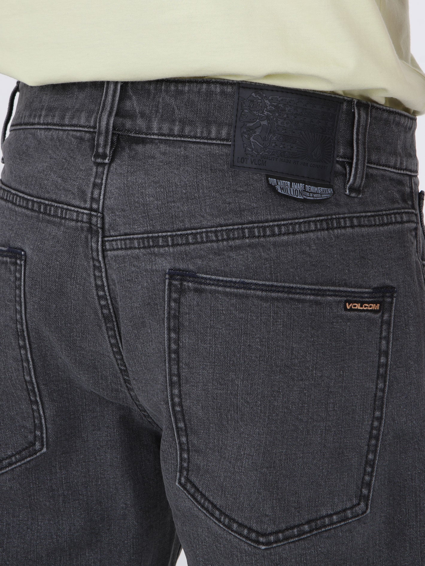 Volcom Solver Modern Fit Jeans - Neutral Grey