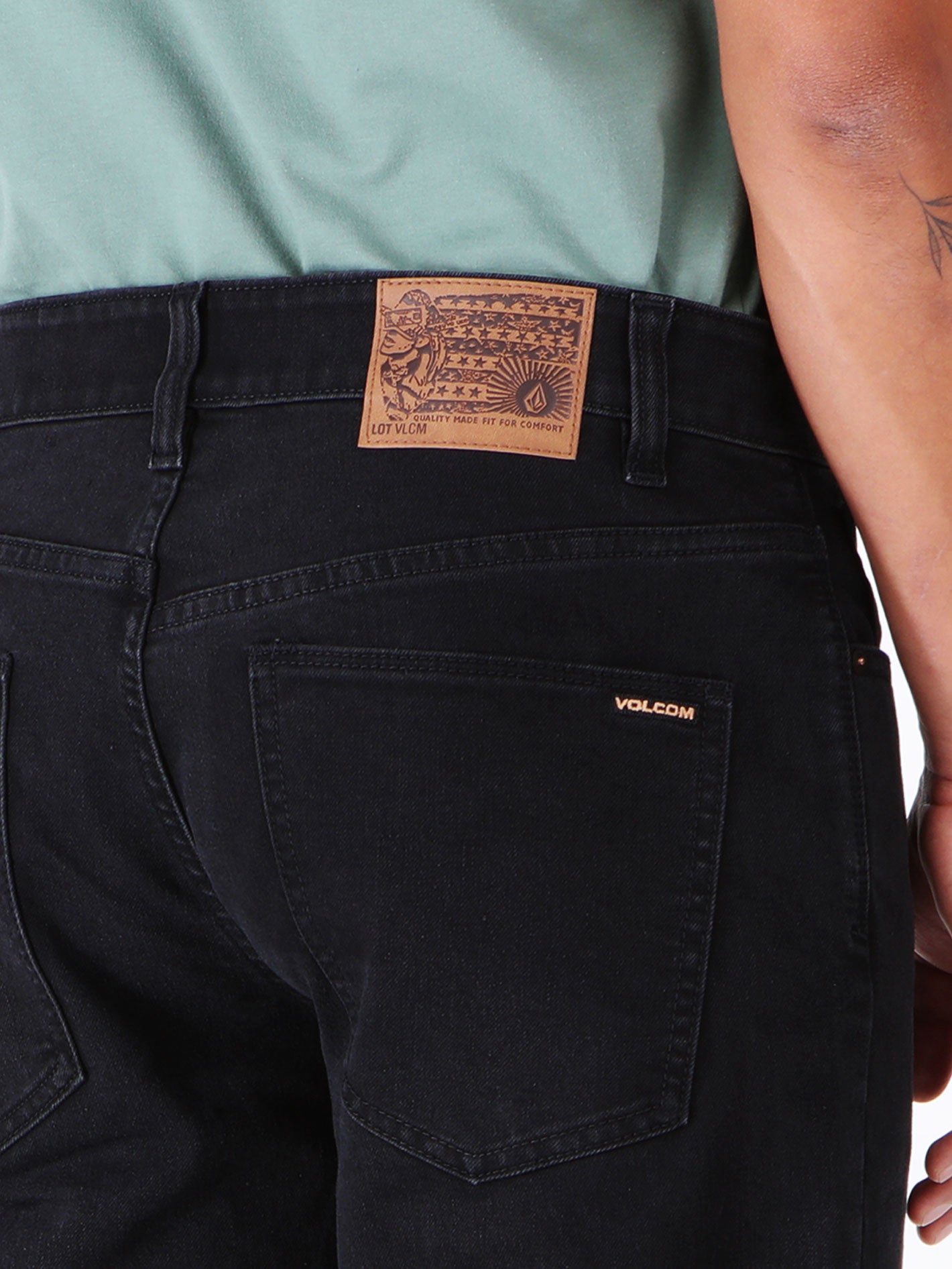Volcom Solver Modern Fit Jeans - Blackout