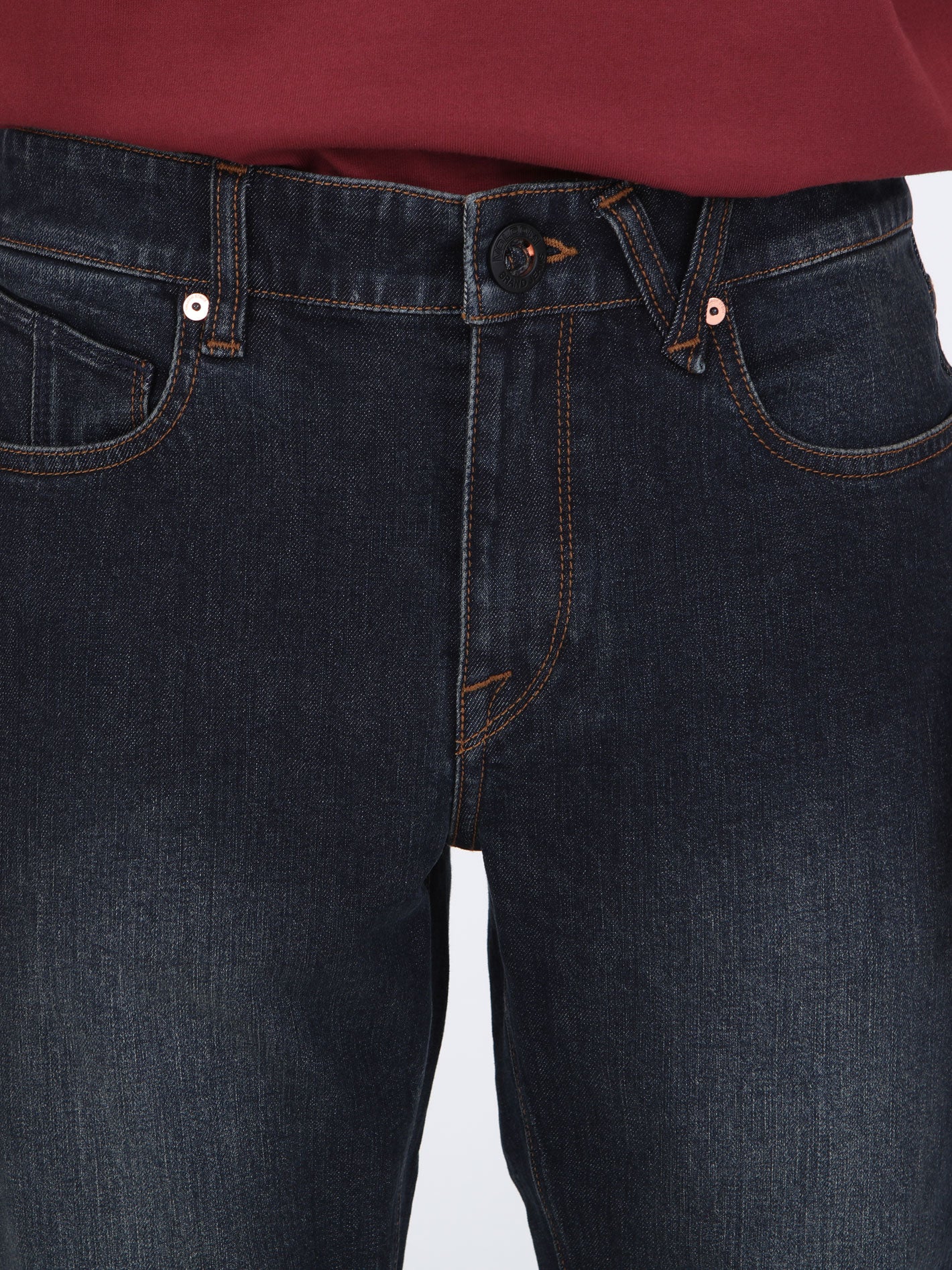 Volcom Solver Modern Fit Jeans - New Vintage Blue