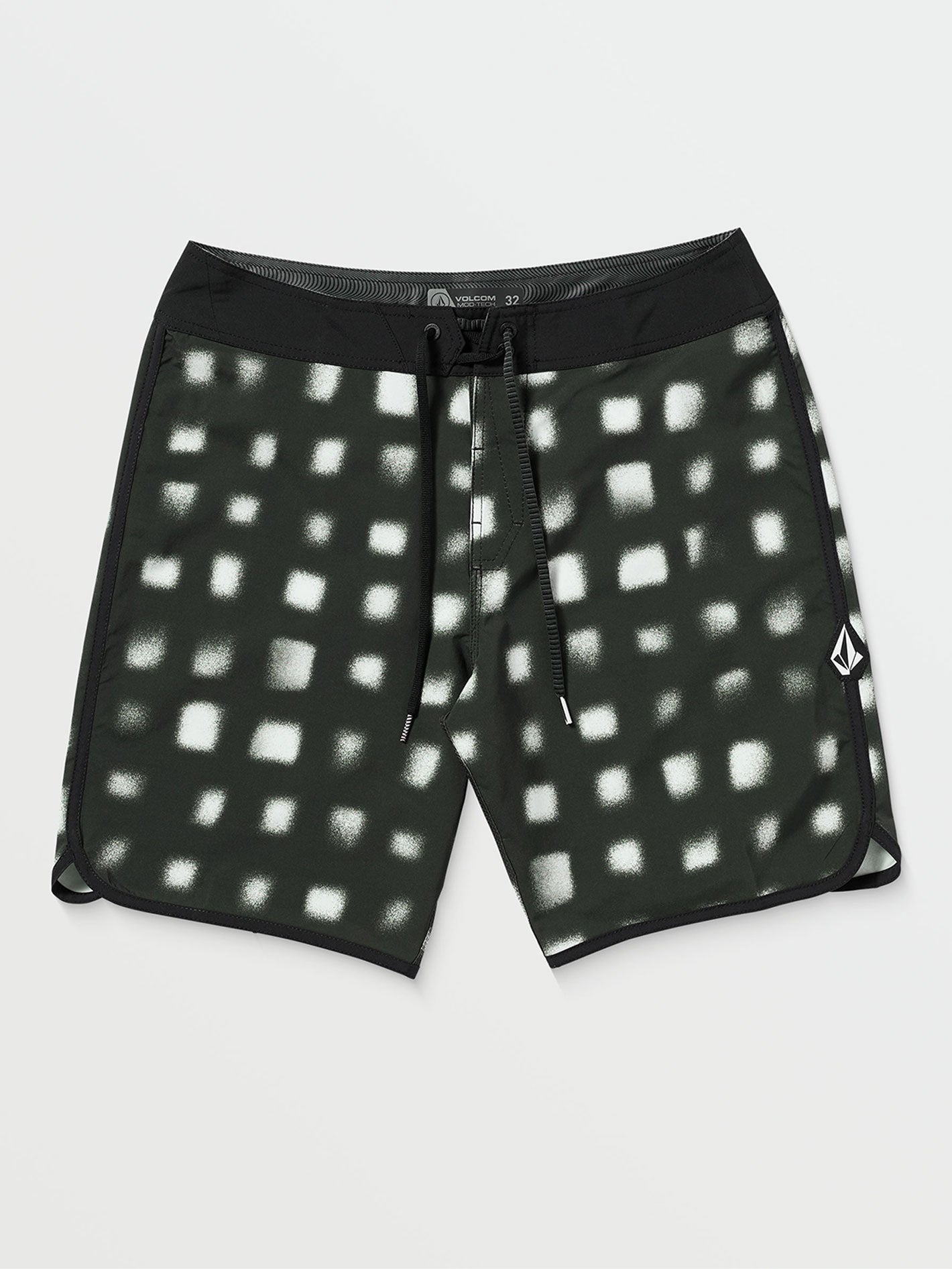 Volcom Infuse Scallop Mod 19 Boardshort - Black