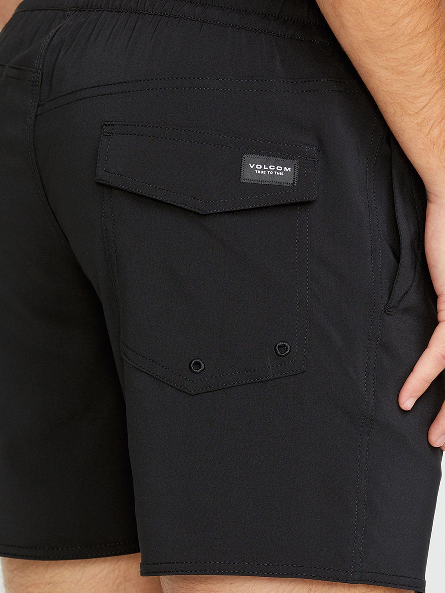 Volcom Lido Solid Trunk 16  - Black
