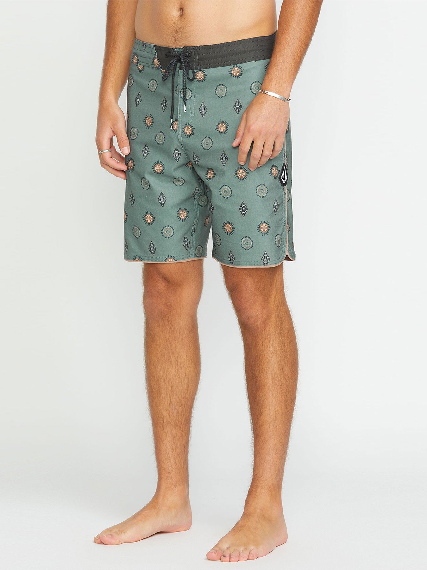 Volcom Mister Fib Sclp Stoney 19 Boardshort - Light Olive