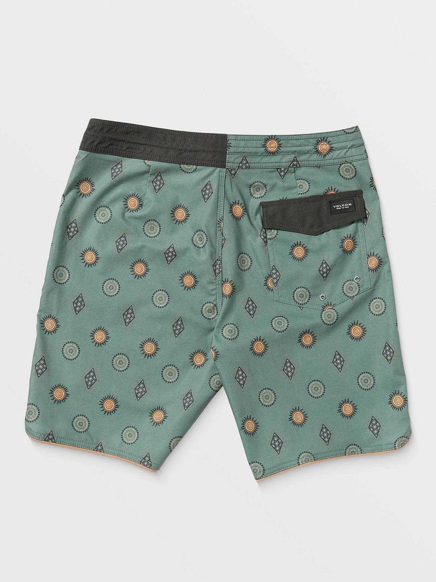 Volcom Mister Fib Sclp Stoney 19 Boardshort - Light Olive