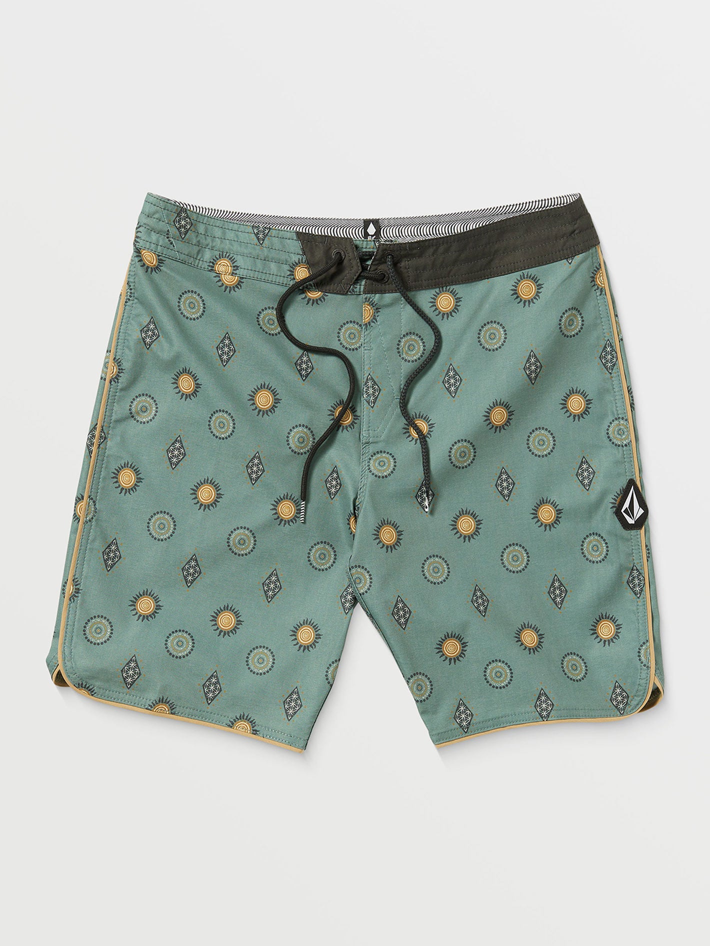 Volcom Mister Fib Sclp Stoney 19 Boardshort - Light Olive