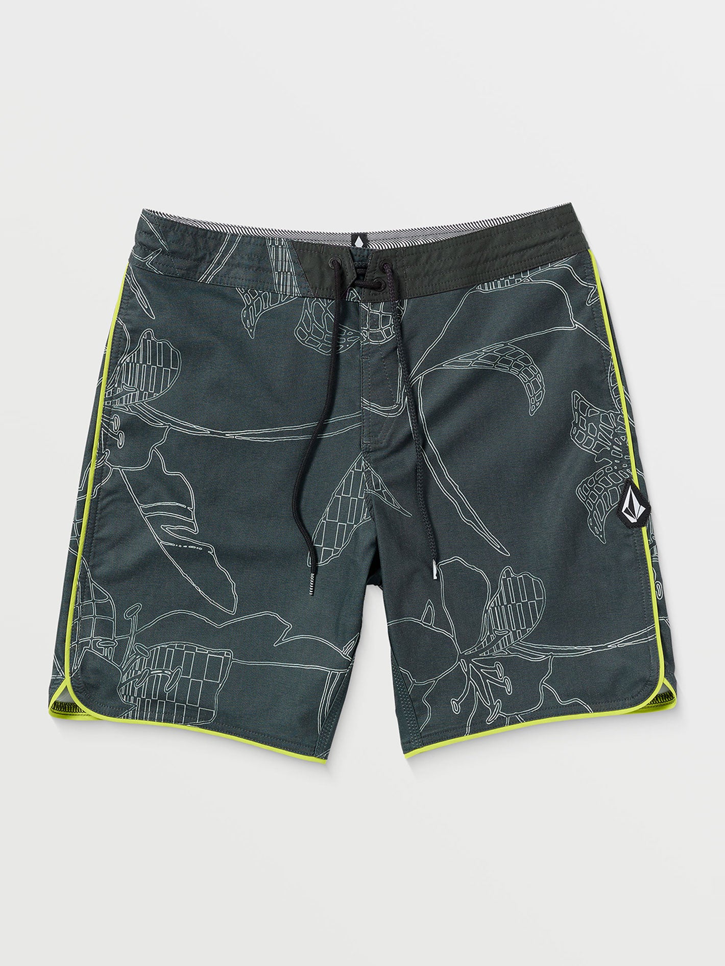 Volcom Mister Fib Sclp Stoney 19 Boardshort - Stealth