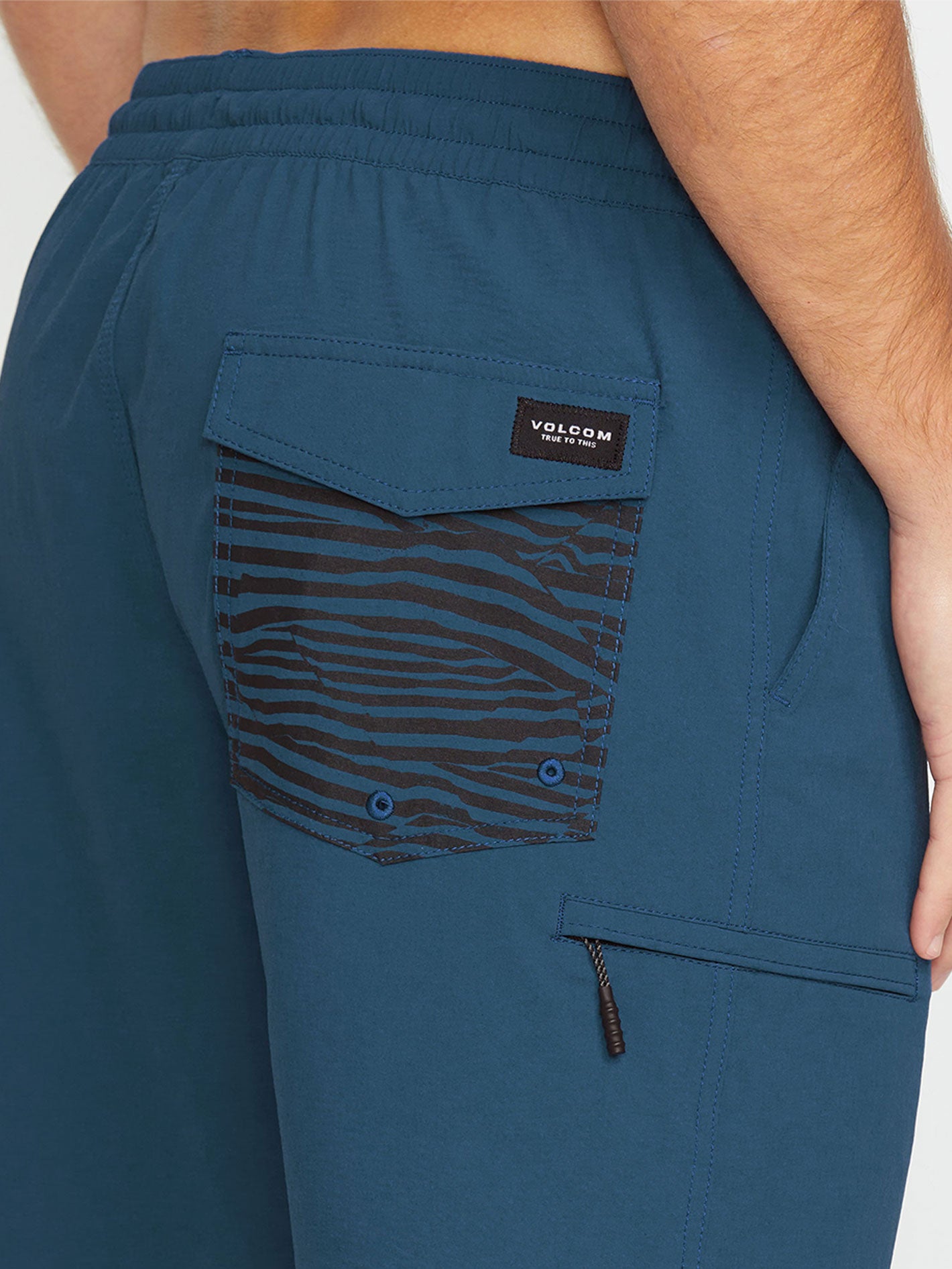 Volcom Truly Liberators Trunk 17 Boardshort - Deep Blue