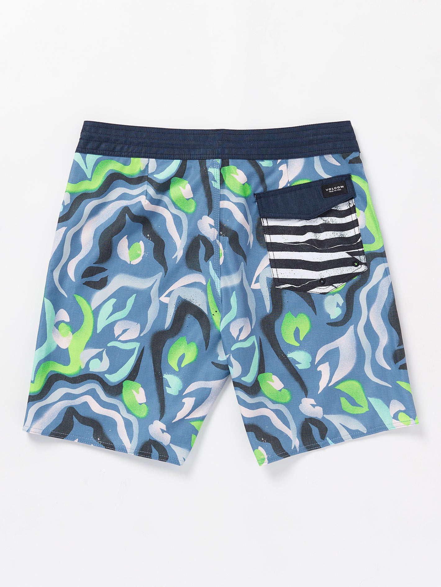 Volcom Warped Stoney 19 Boardshort - Stone Blue
