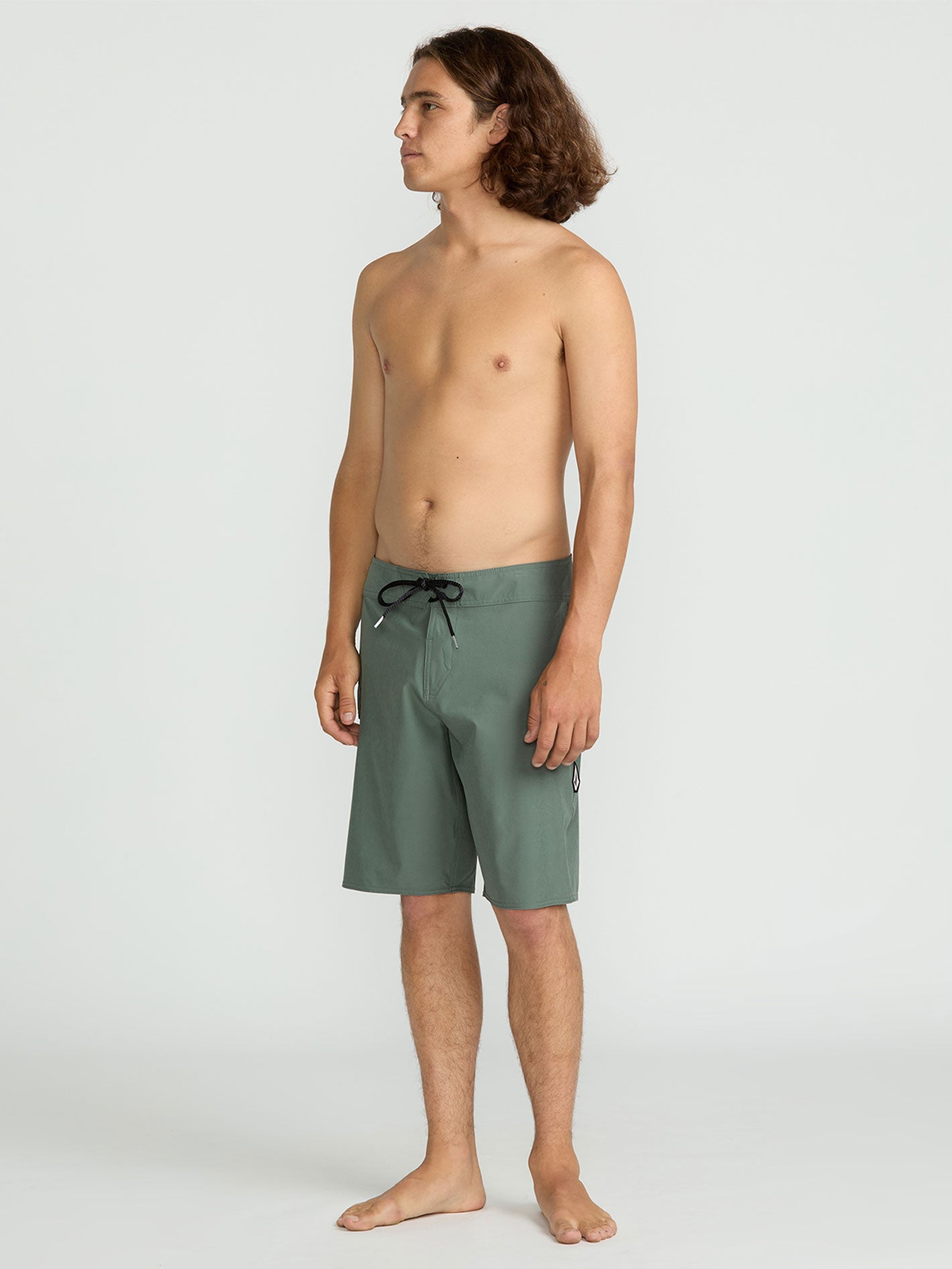 Volcom Lido Solid Mod 20 Boardshort - Light Olive