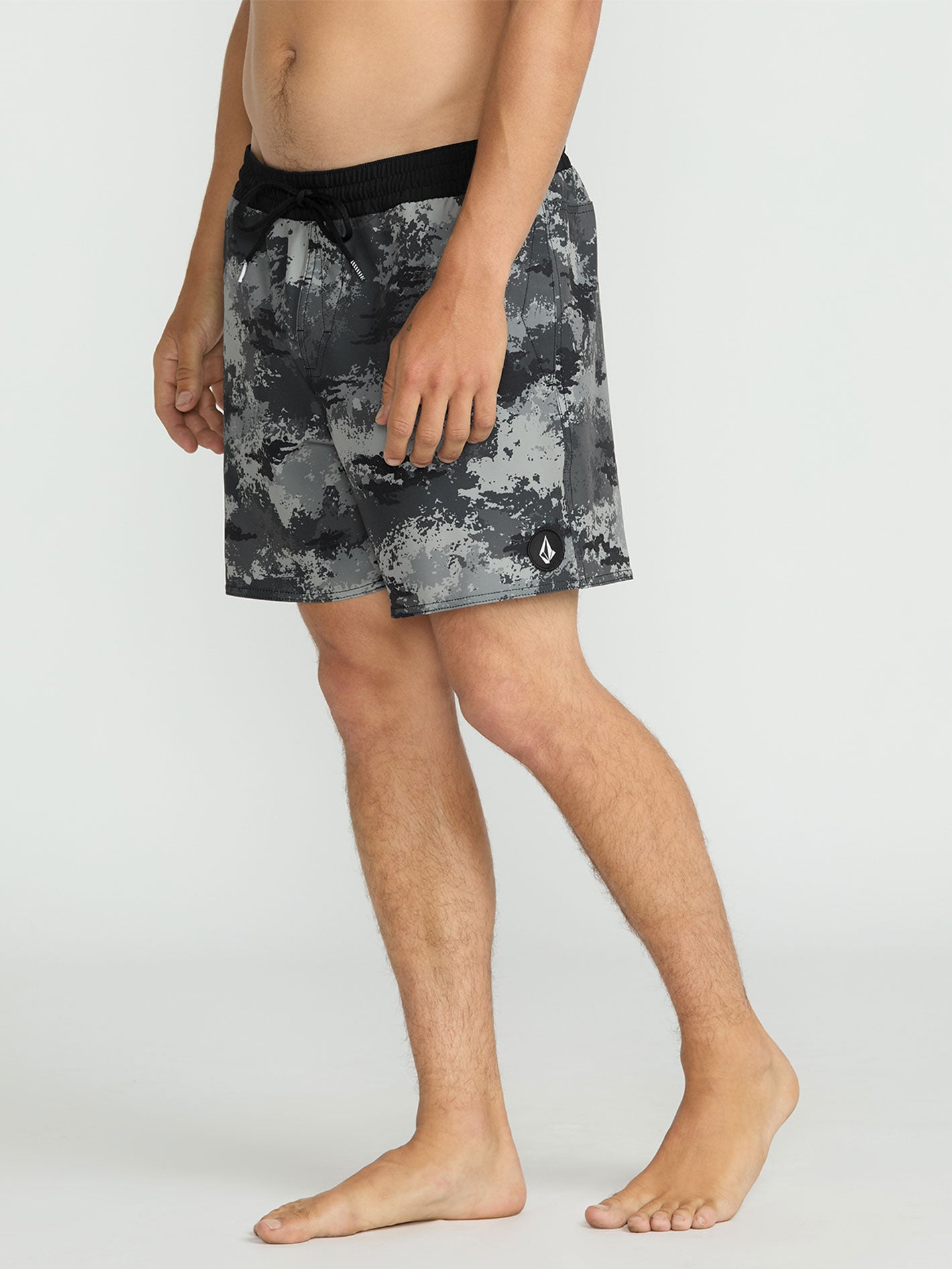 Volcom Lido Print Trunk 16 Boardshort - Black