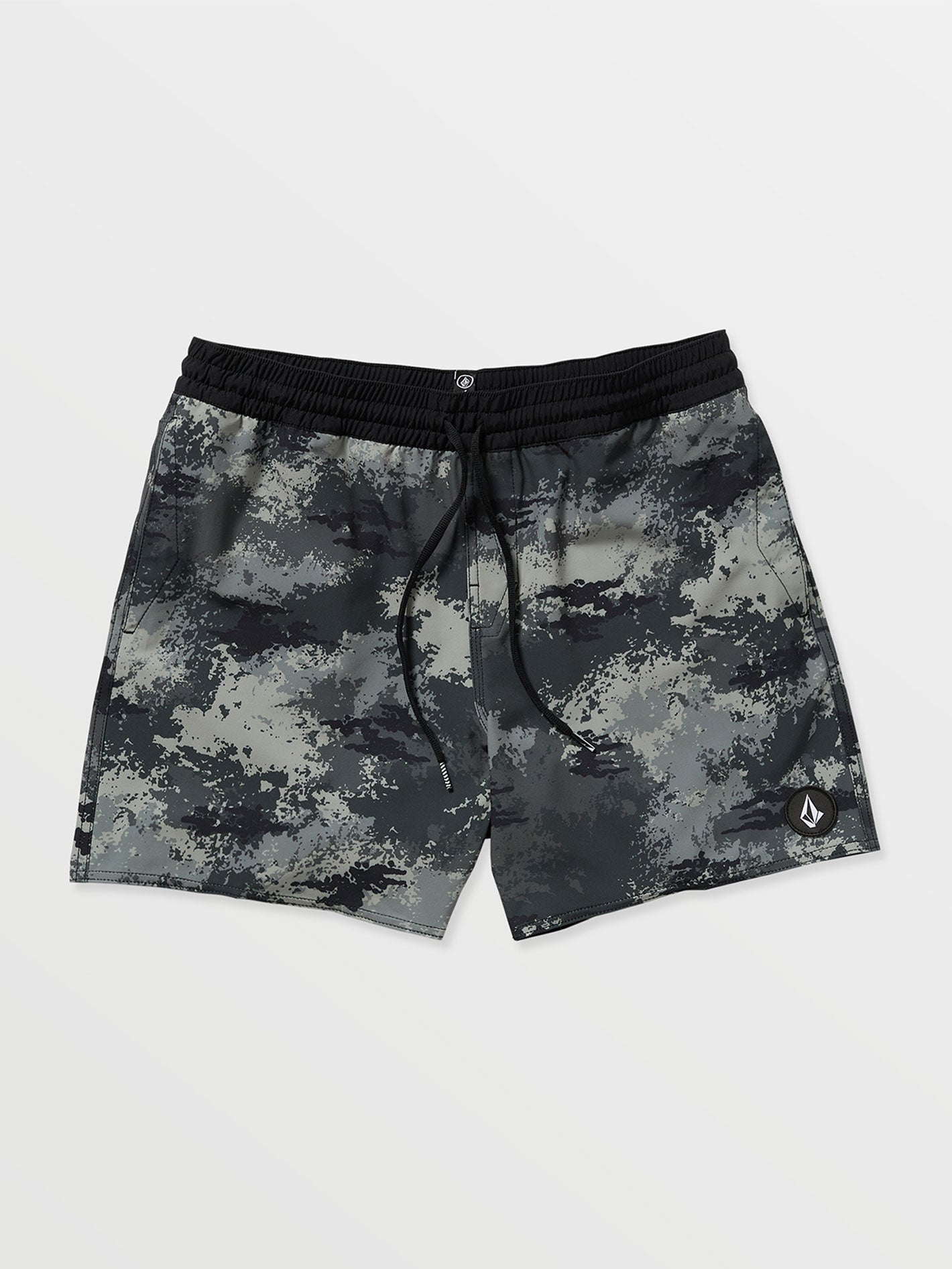 Volcom Lido Print Trunk 16 Boardshort - Black
