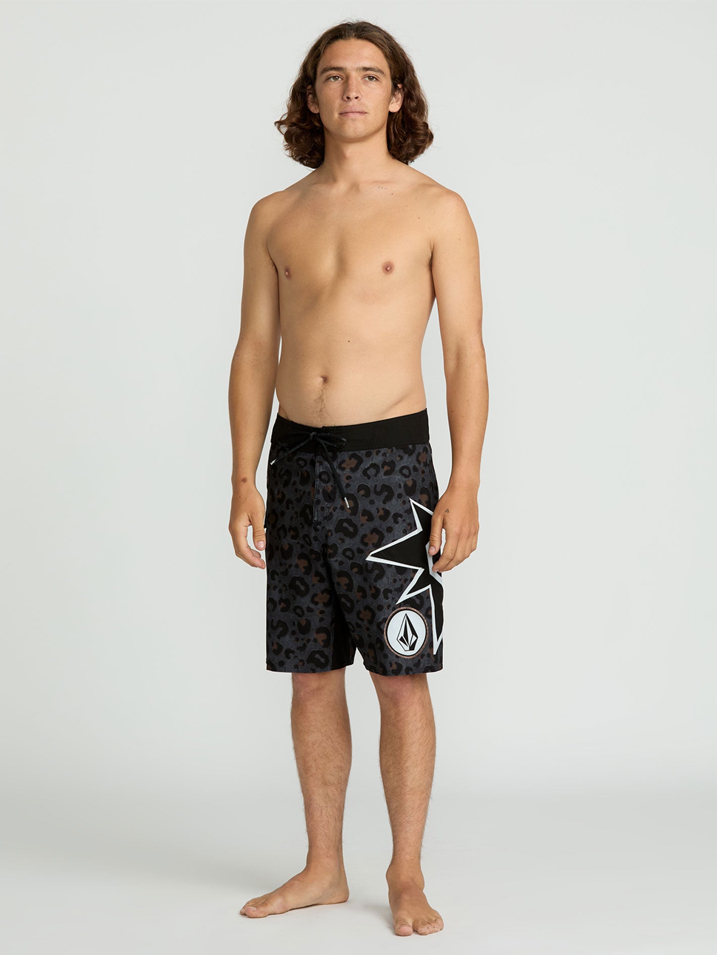 Volcom St4r G4zer Mod 20 Boardshort - Asphalt Black