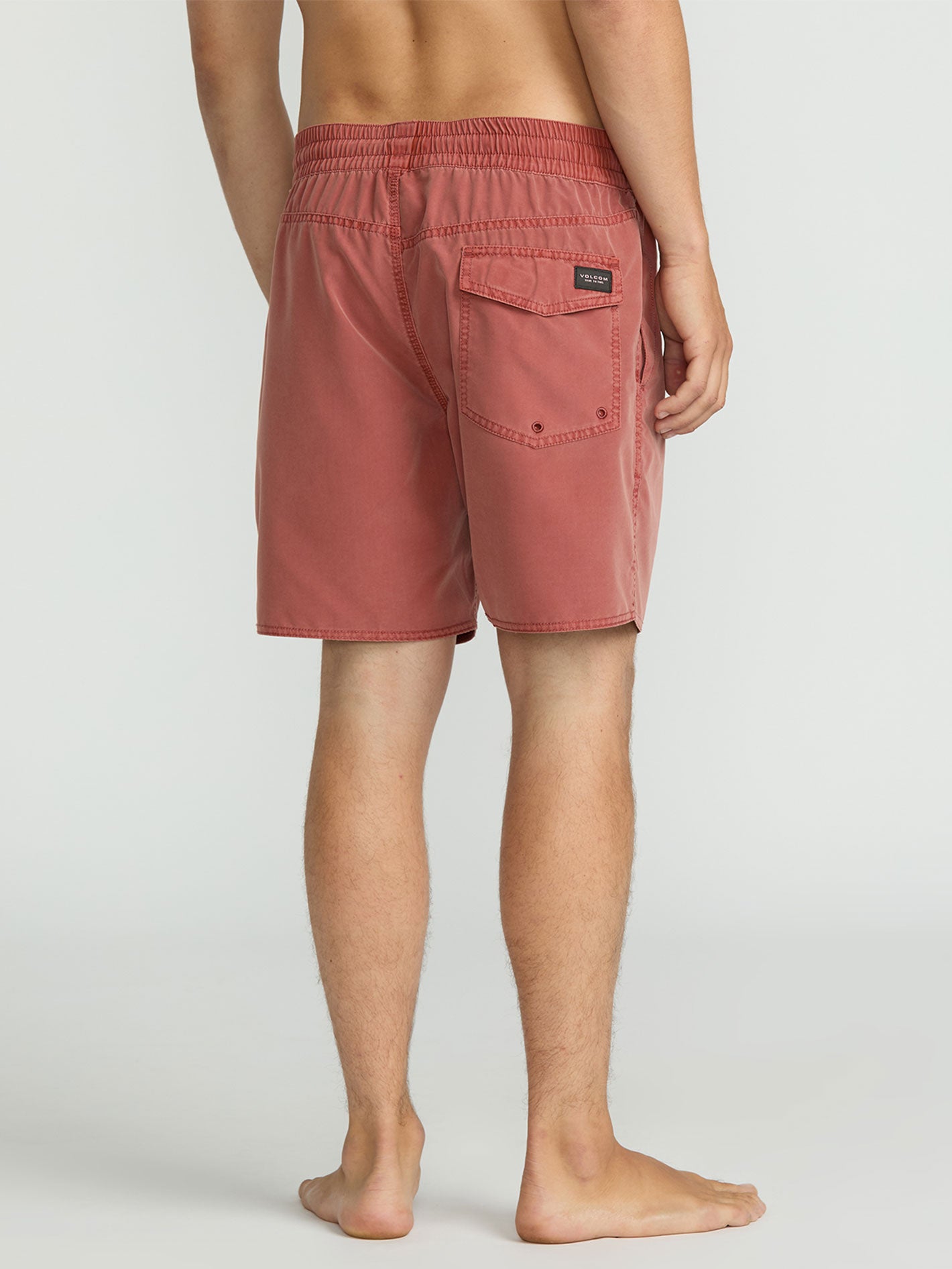 Volcom Center Trunk 17 Boardshort - Mahogany
