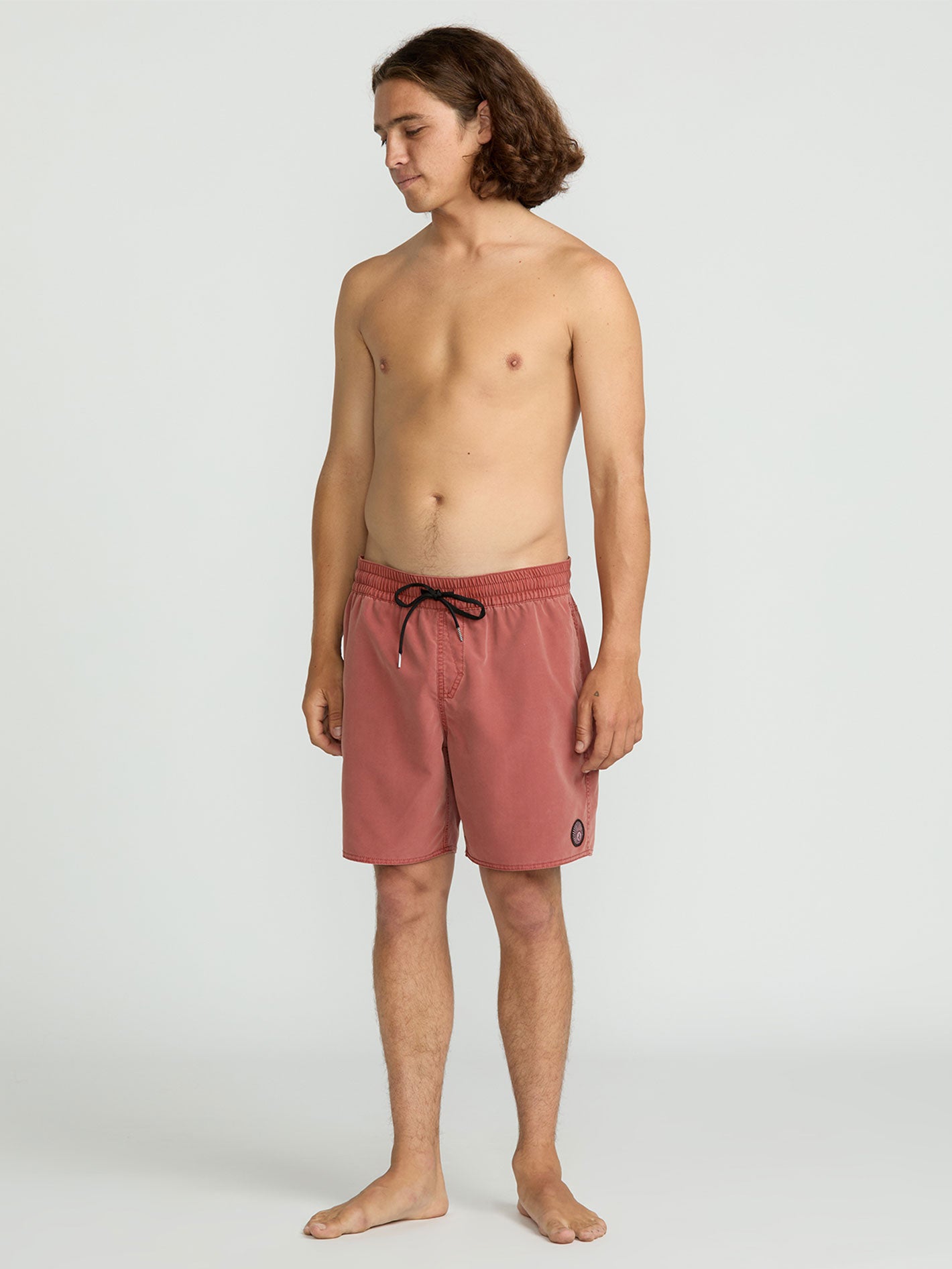 Volcom Center Trunk 17 Boardshort - Mahogany