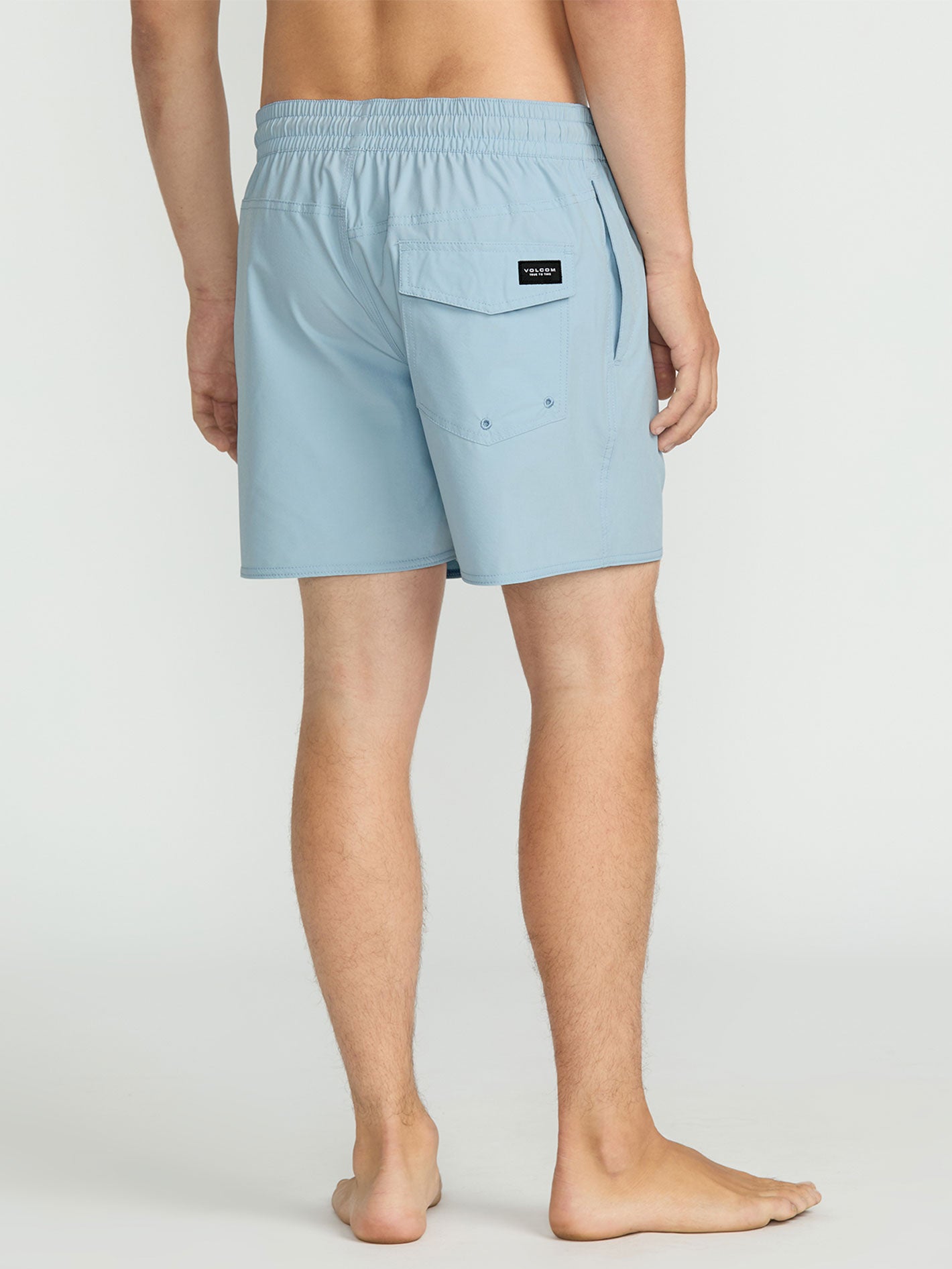 Volcom Lido Solid Trunk 16 Boardshort - Carolina Blue