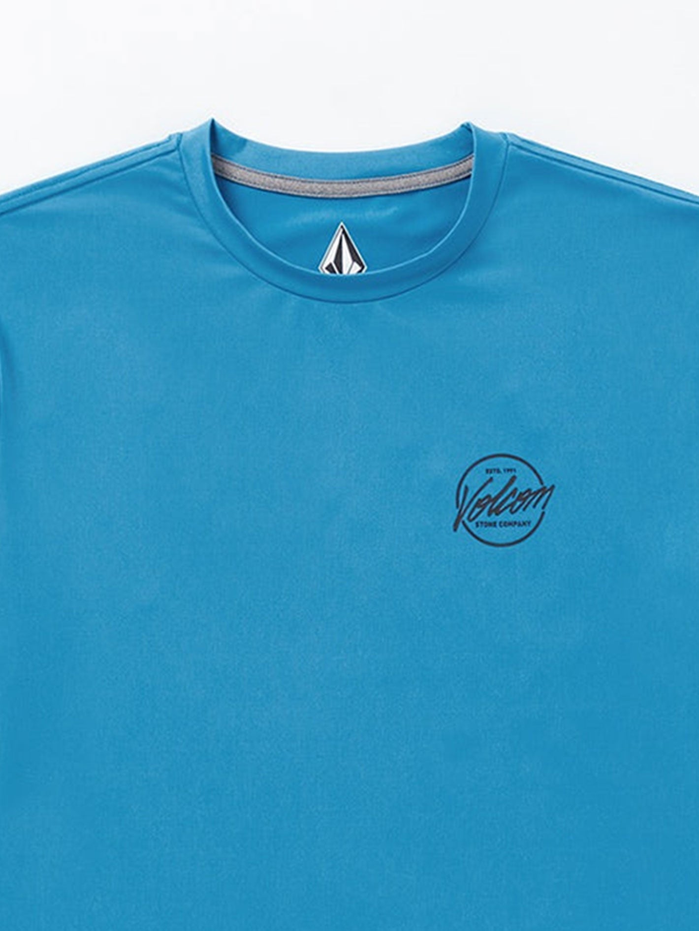 Volcom Stone Stamp Rashguard - Tidal Blue