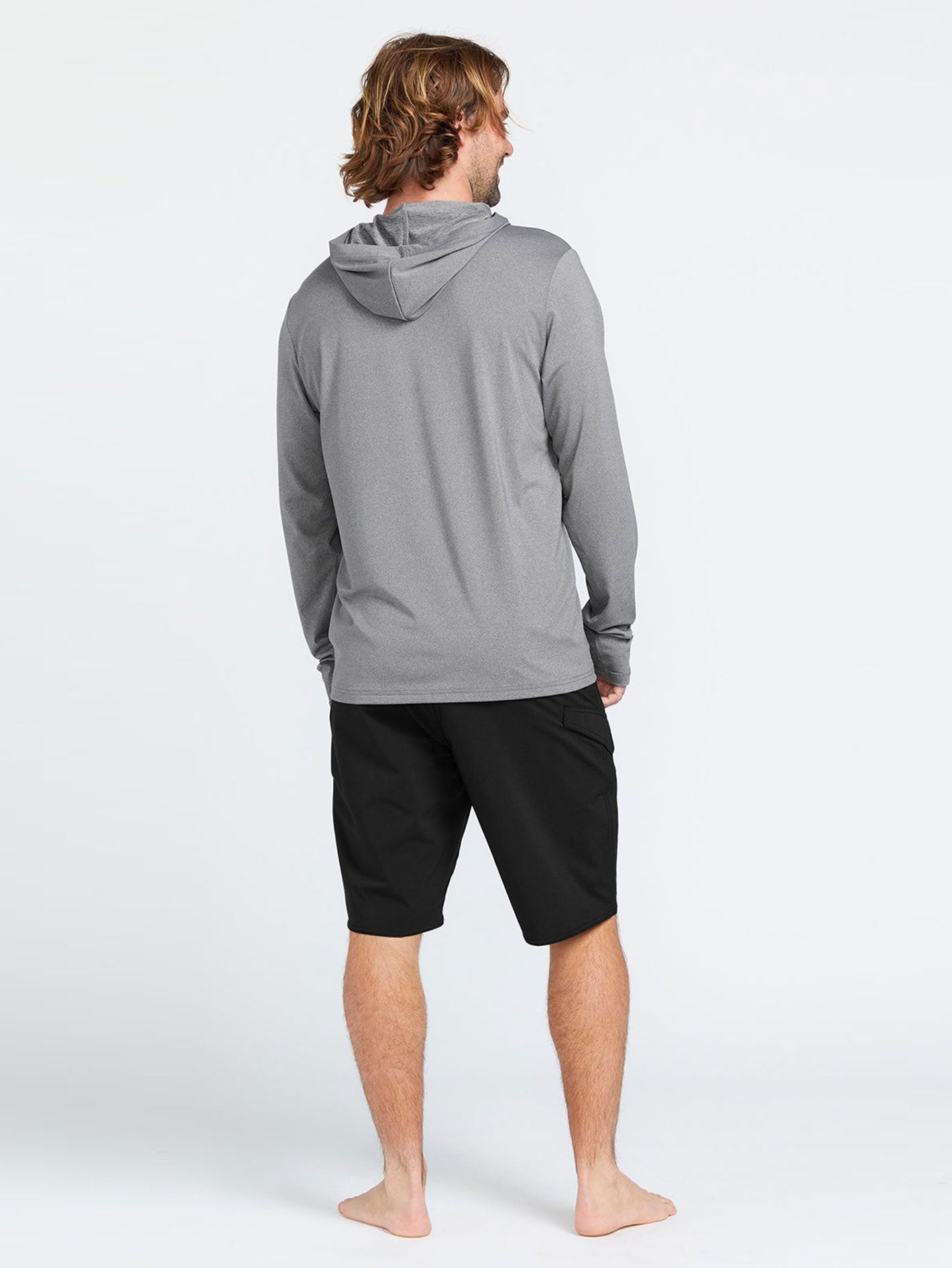 Volcom Iconic Stone Rashguard - Heather Grey