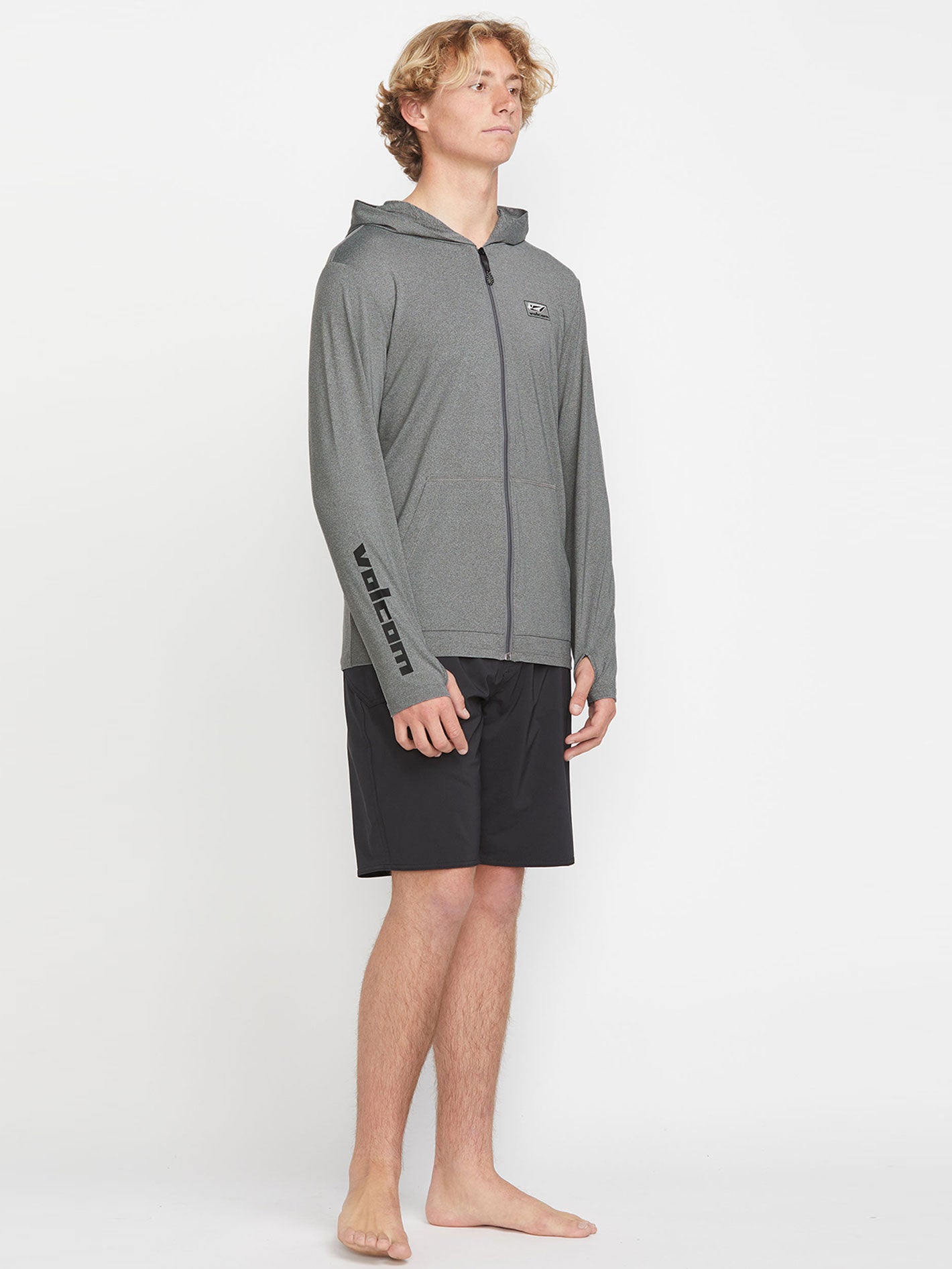 Volcom Modstone Loose Zip  - Heather Grey
