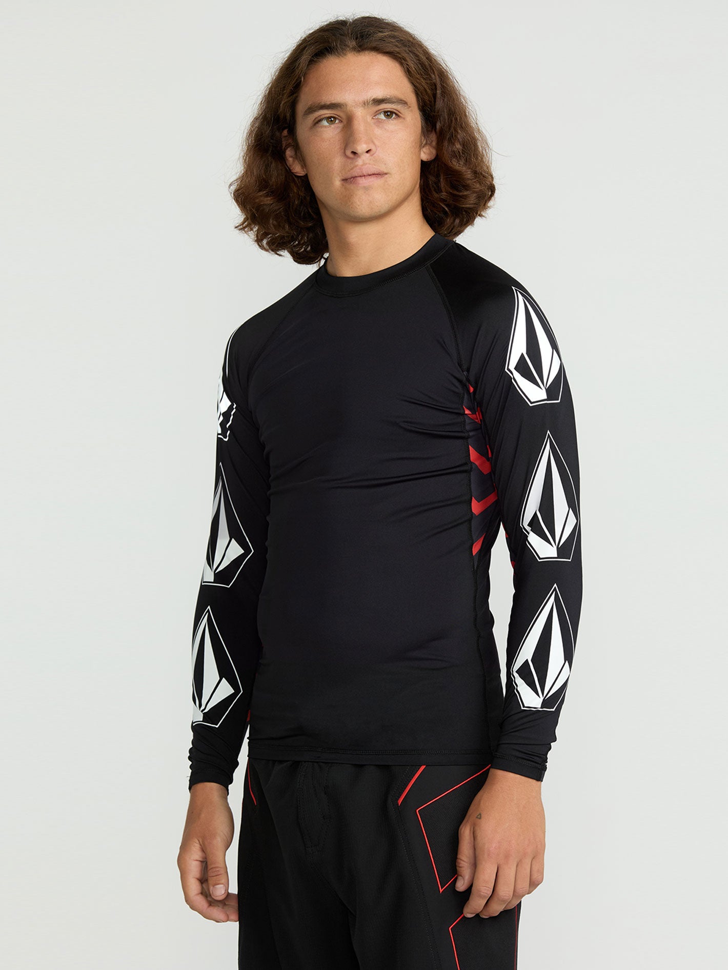 Volcom Sv Jack Robinson Tght  - Black Red