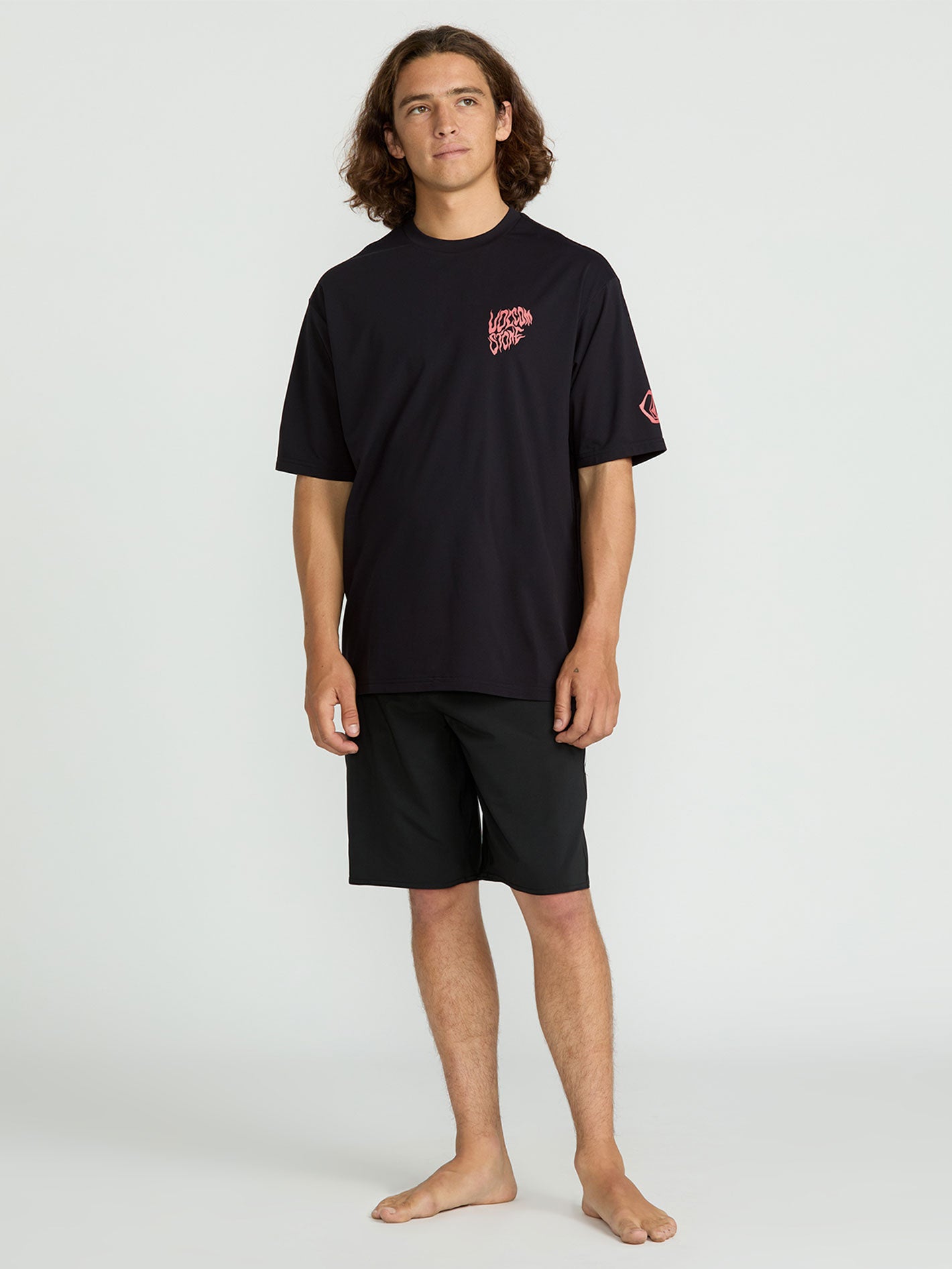 Volcom Wavvyyy Surf Tee - Black