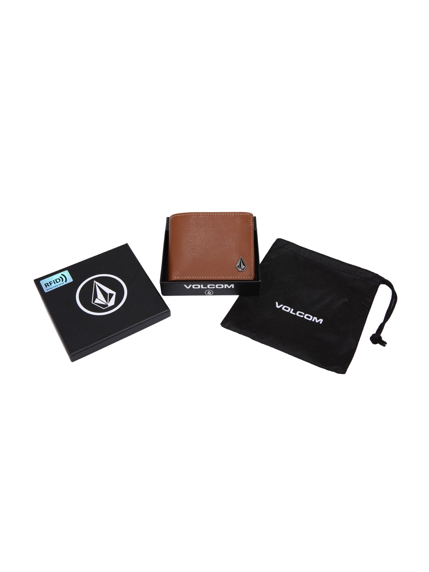 Volcom Single Stone Wallet - Tan