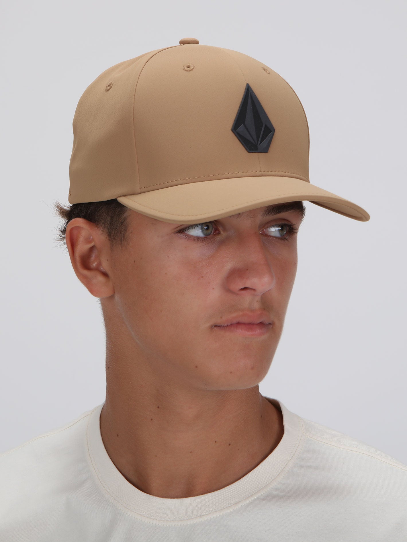 Volcom Stone Tech Flexfit Delta Cap - Dark Khaki