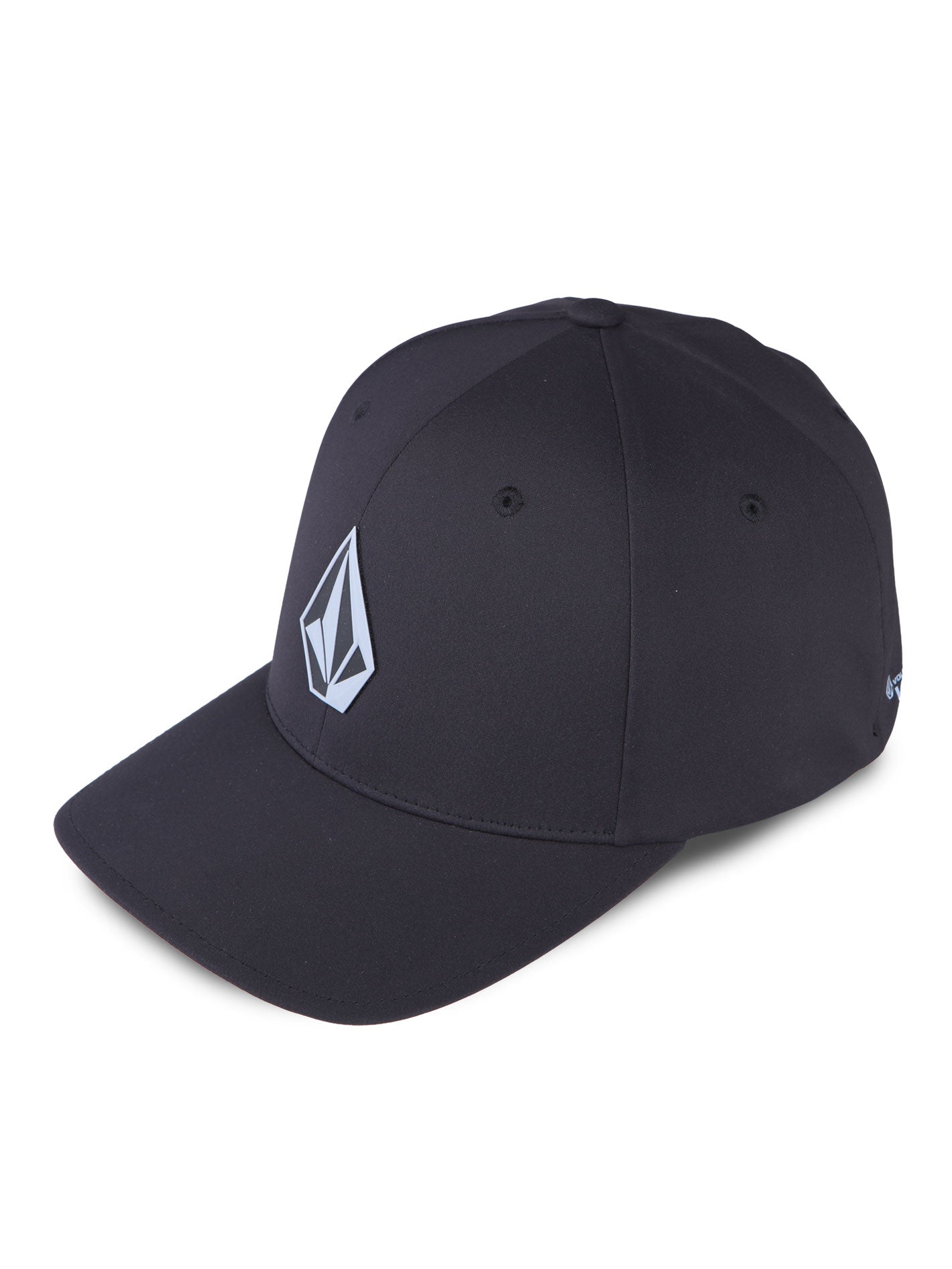 Volcom Stone Tech Flexfit Delta Cap - Black