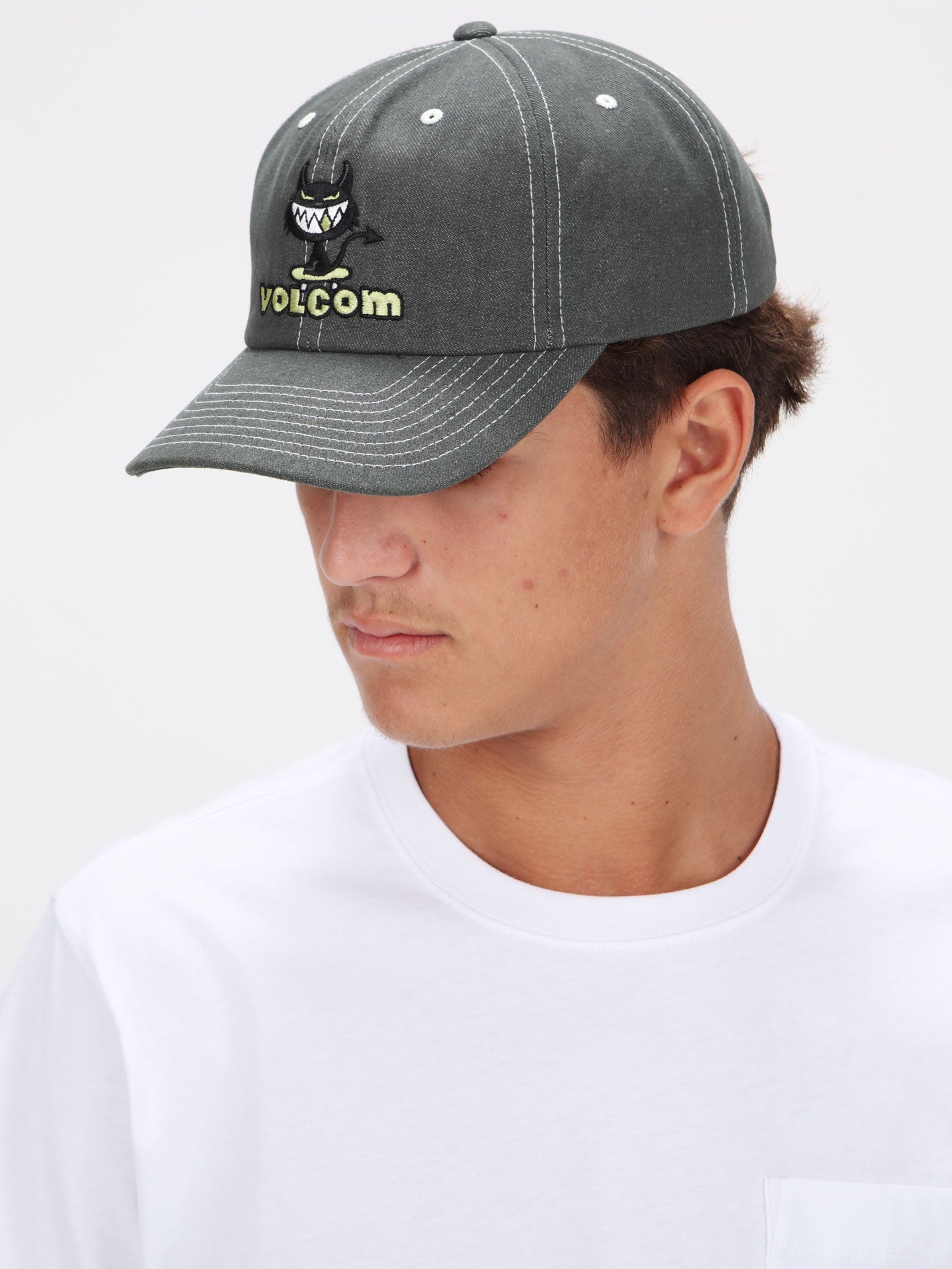 Volcom Chops Adjustable Cap - Wintermoss