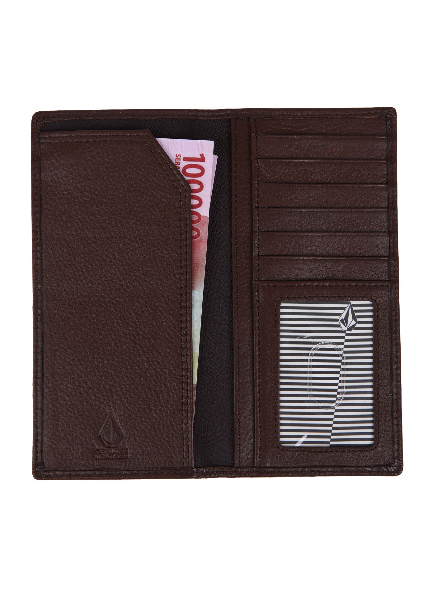 Volcom Single Stone Long Wallet - Brown
