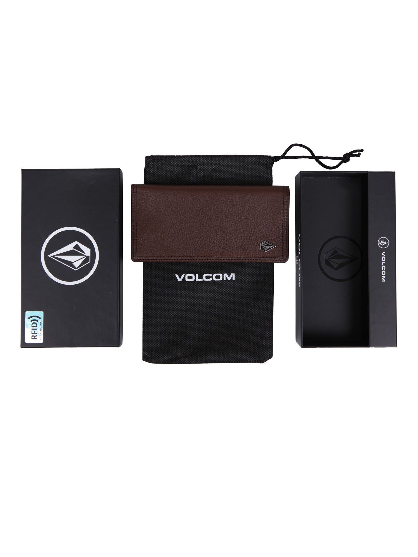 Volcom Single Stone Long Wallet - Brown