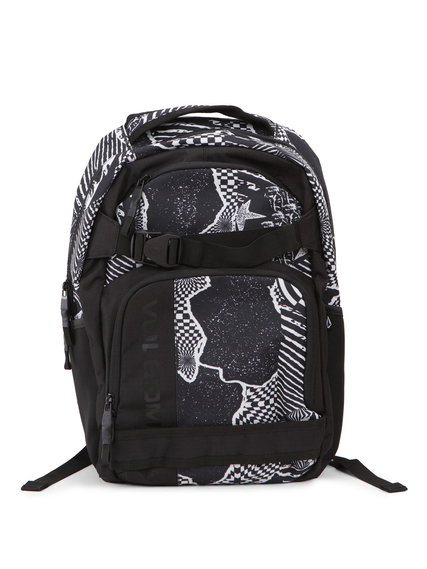 Volcom Everstone Skate Backpack - Black/White