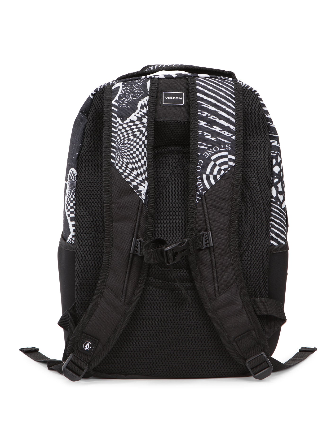 Volcom Everstone Skate Backpack - Black/White
