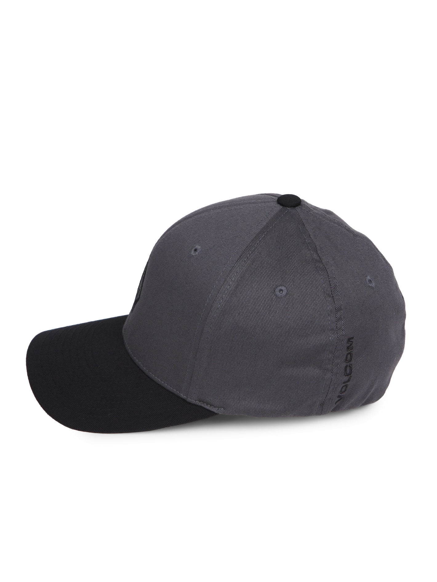 Volcom Full Stone Flexfit Cap - Asphalt Black
