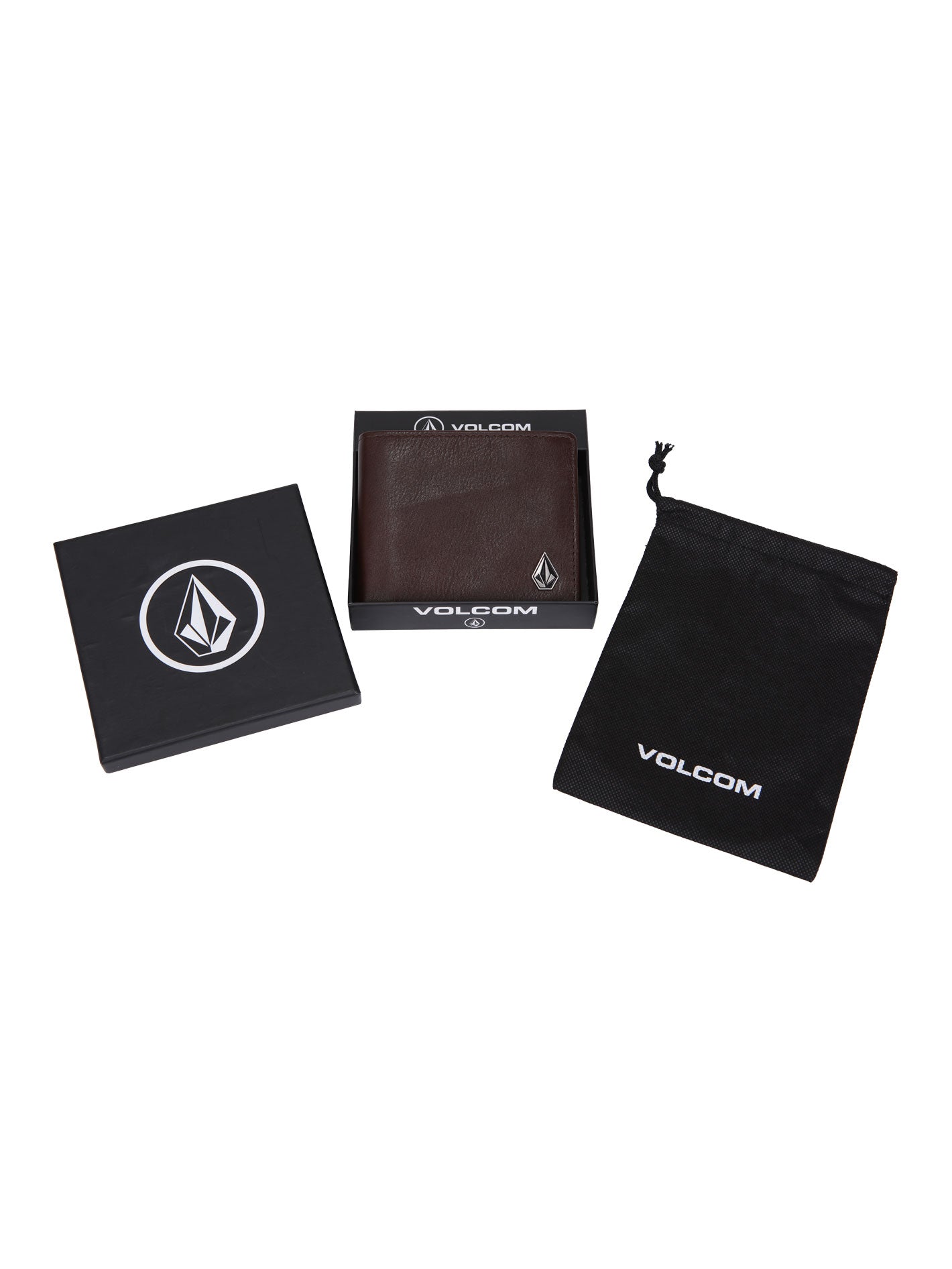 Volcom Single Stone Wallet - Brown