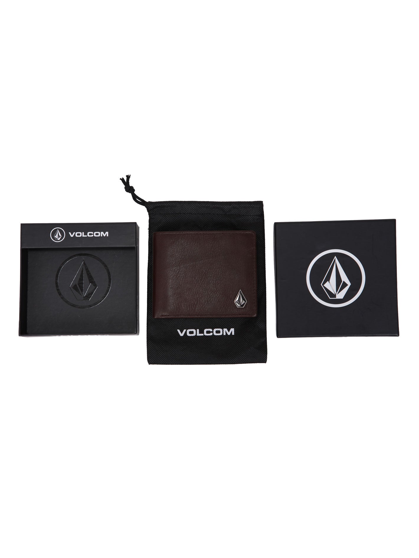 Volcom Single Stone Wallet - Brown