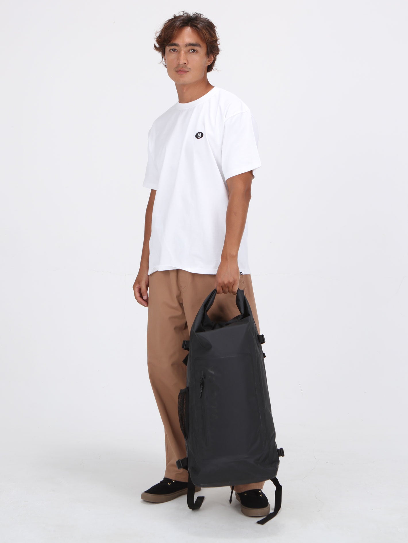 Volcom Drystone Wet/dry Roll Top Backpack - Black
