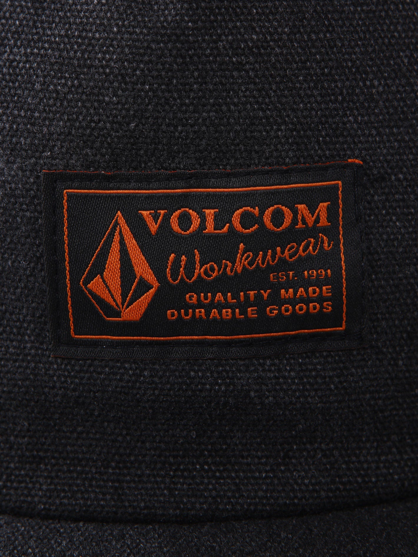 Volcom Diamond Plate Workwear Cap - Antique Black
