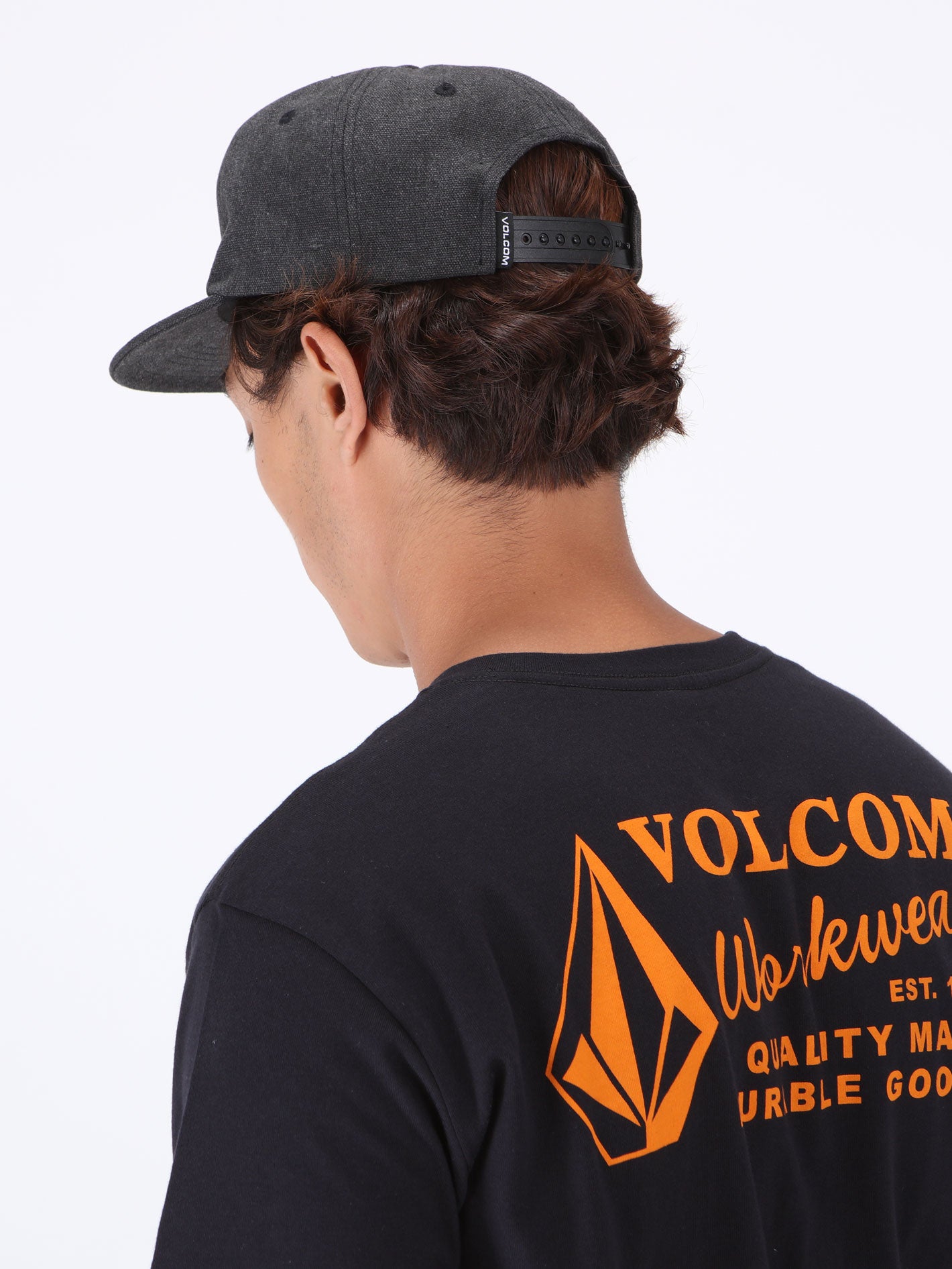 Volcom Diamond Plate Workwear Cap - Antique Black