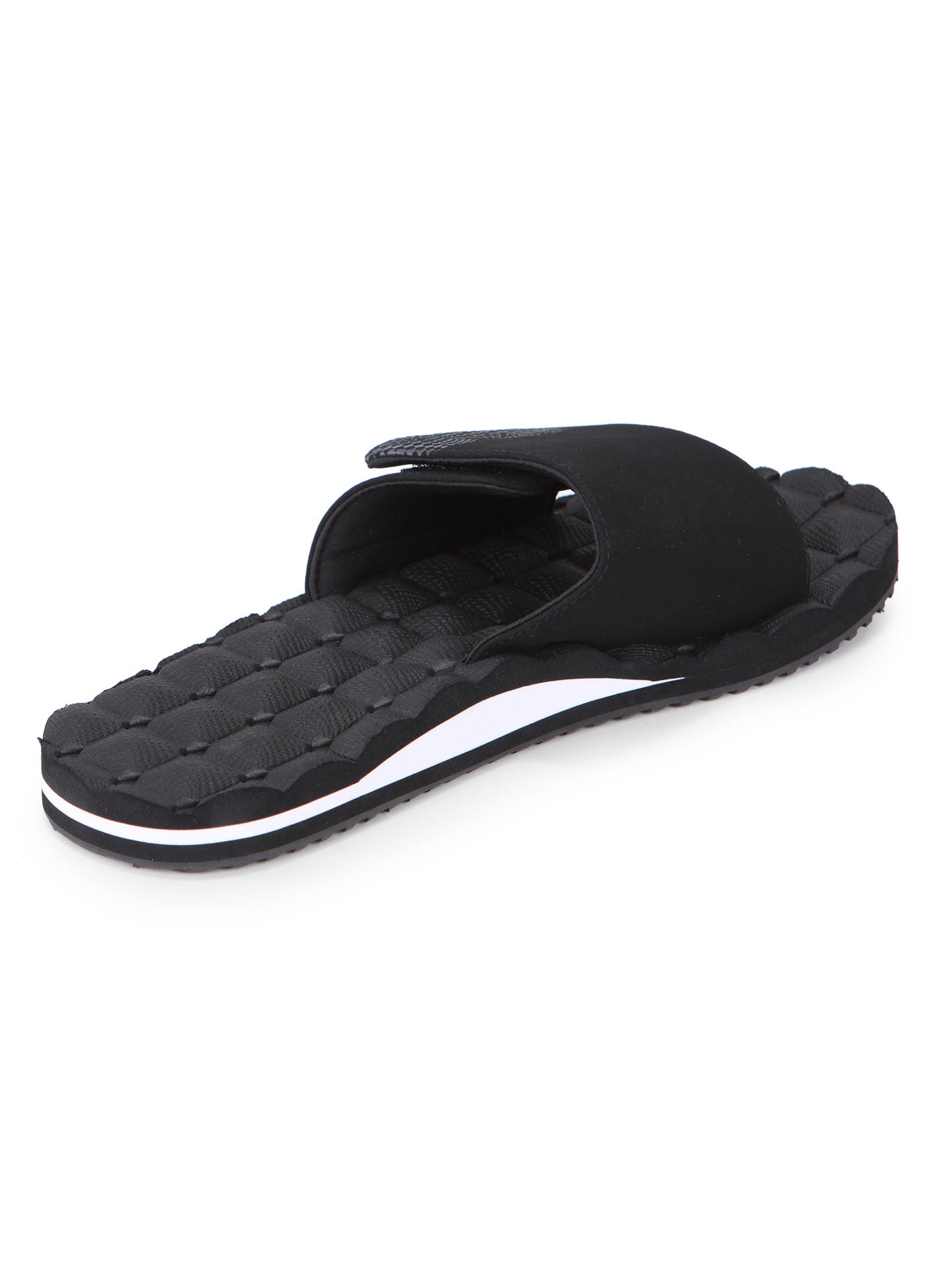 Volcom Recliner Slide Sandals - Black White
