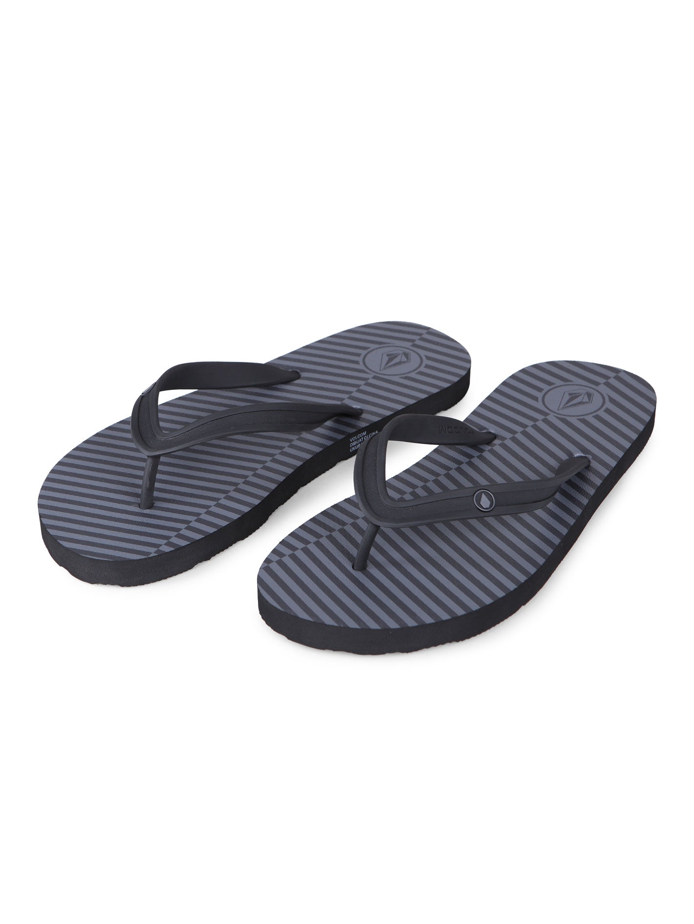 Volcom Rocker 2 Print  Sandals - Black Grey
