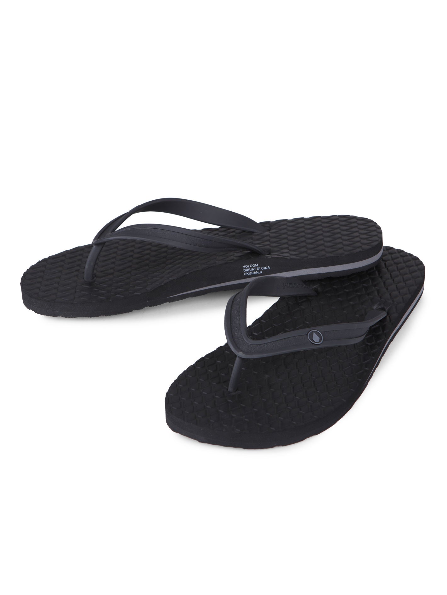 Volcom Eco Concourse Sandals - Black Grey