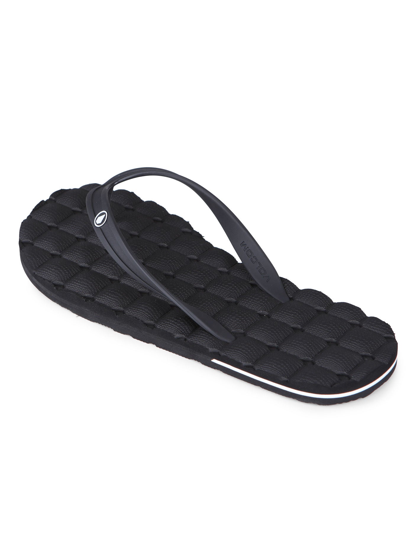Volcom Recliner Rubber 2 Sandals - Black White