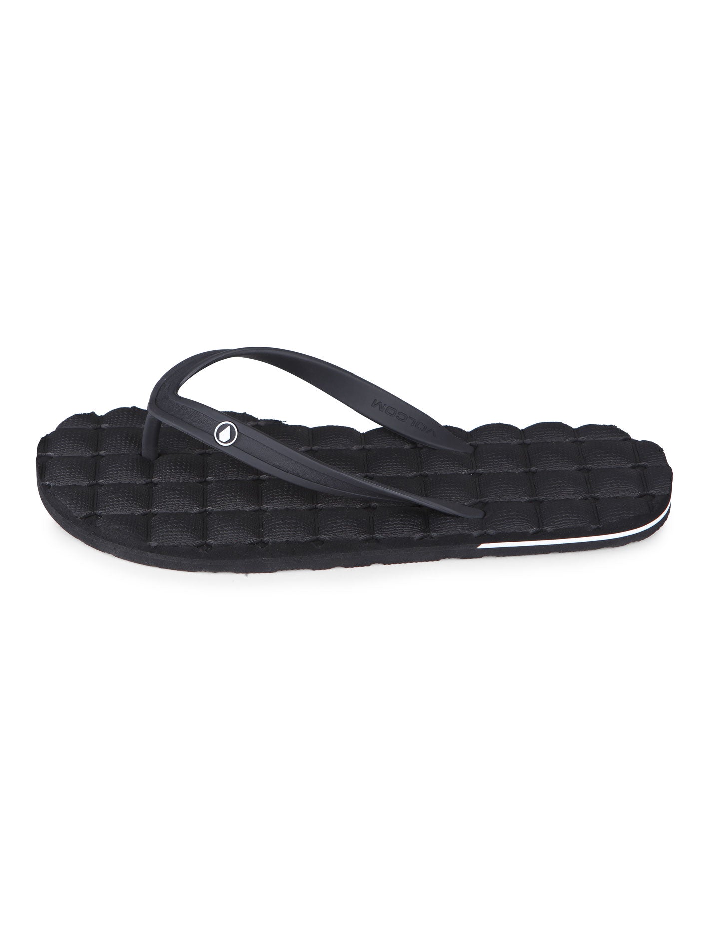 Volcom Recliner Rubber 2 Sandals - Black White