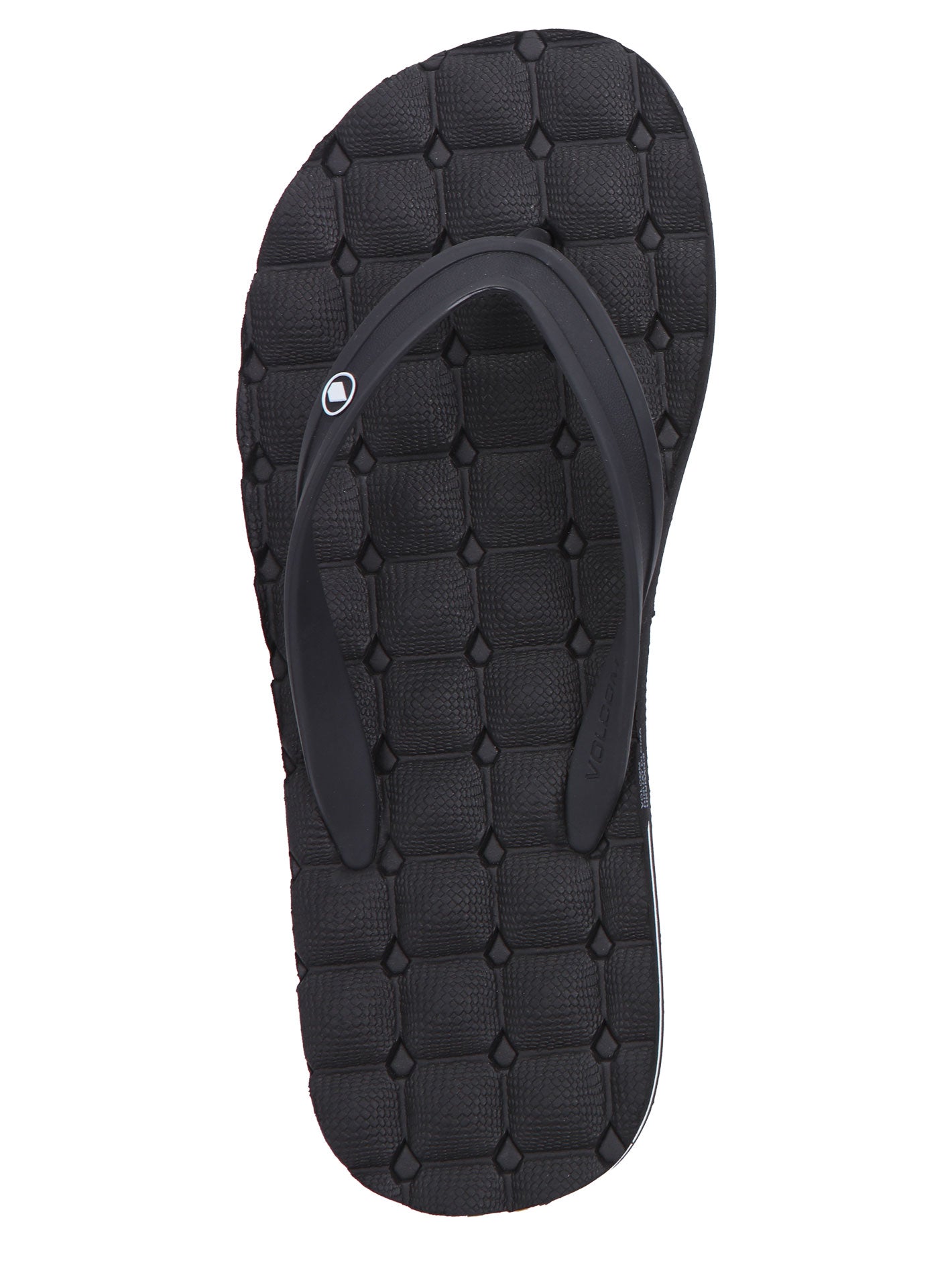 Volcom Recliner Rubber 2 Sandals - Black White